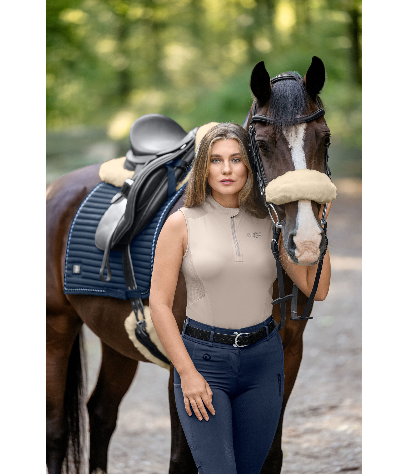 Sheepskin Poll and Nose Sleeve