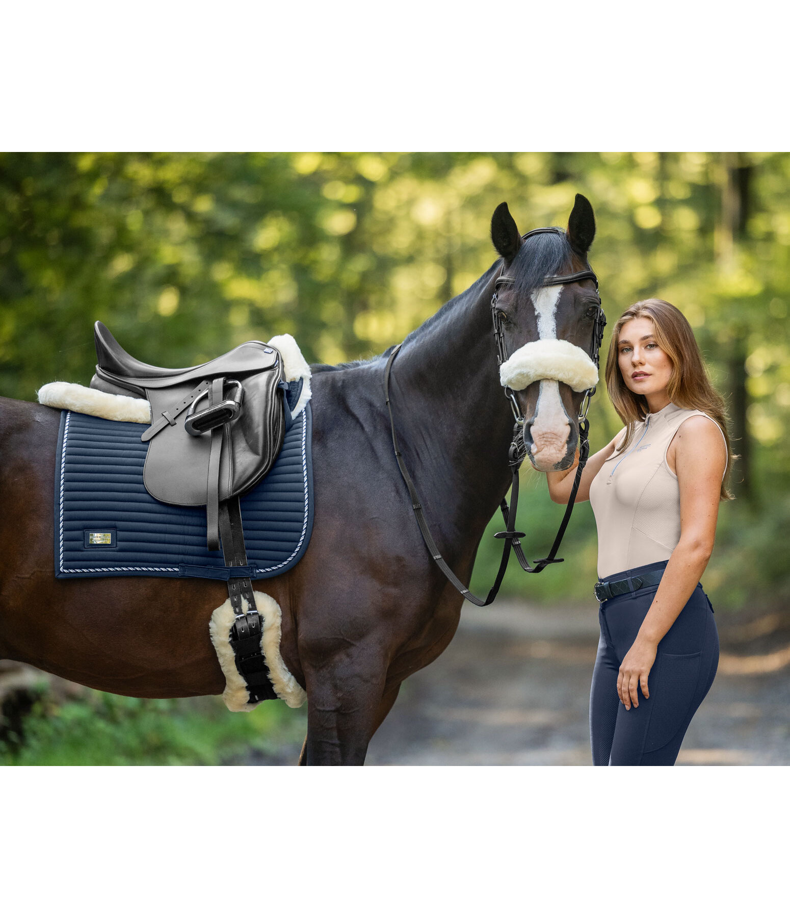Sheepskin Poll and Nose Sleeve
