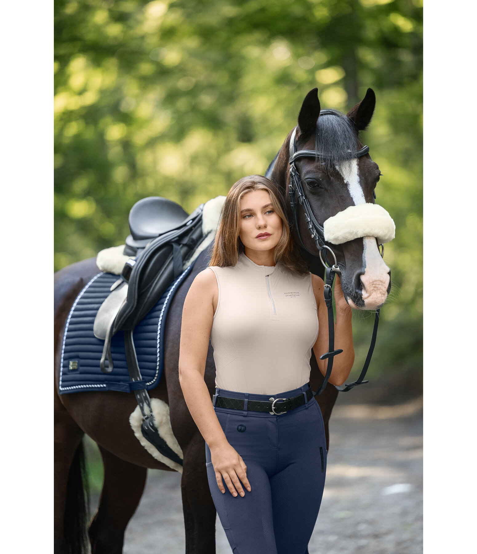 Sheepskin Poll and Nose Sleeve