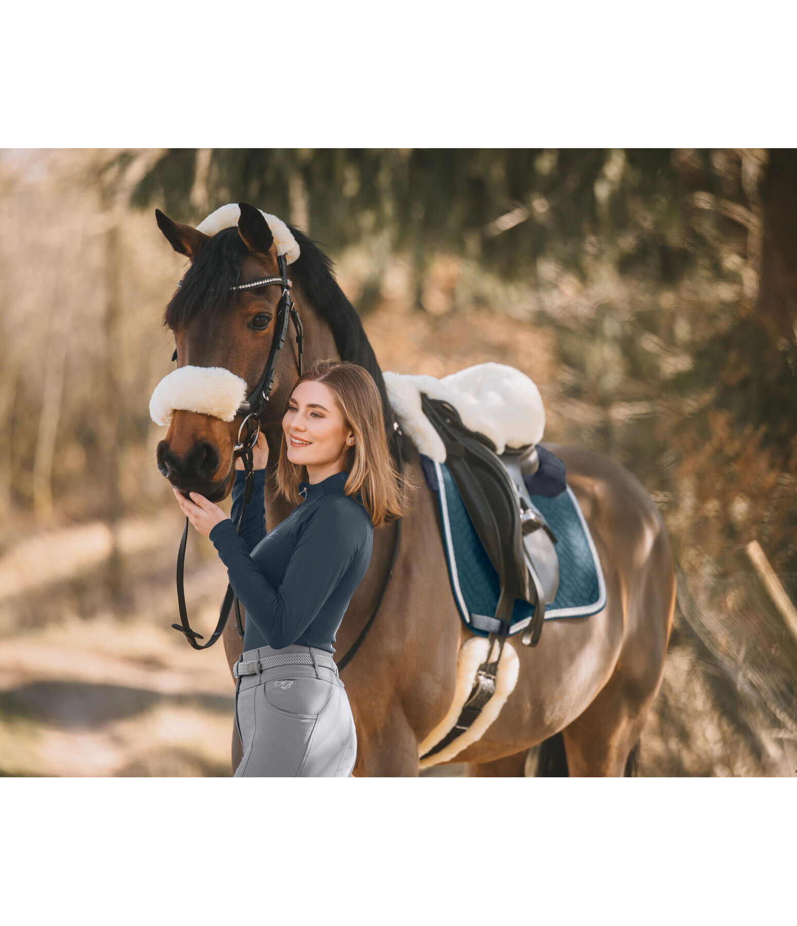 Sheepskin Poll and Nose Sleeve