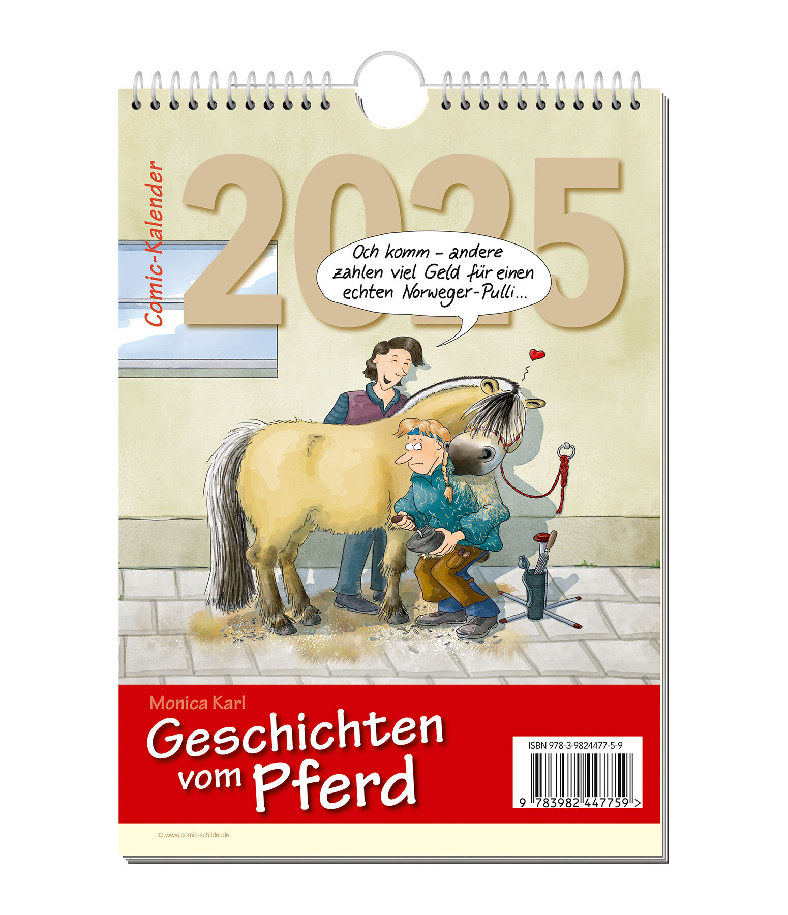 Horse Tales: Comic Calendar 2025