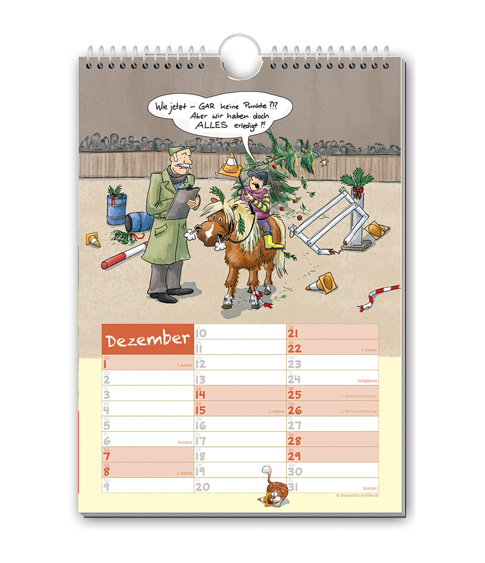 Horse Tales: Comic Calendar 2025