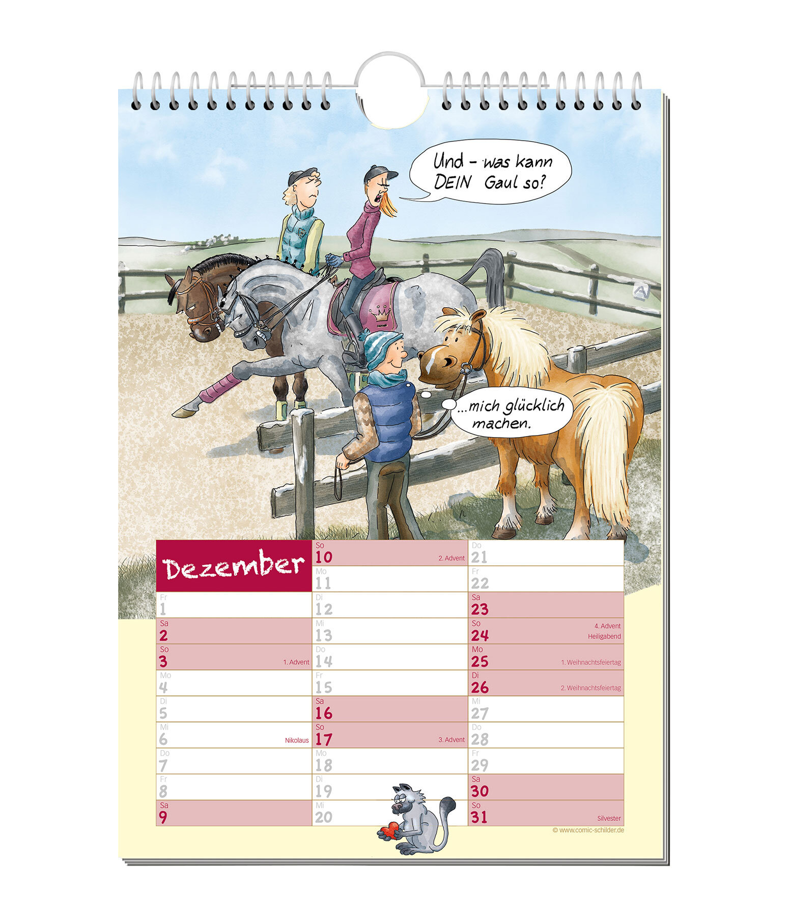 Horse Tales: Comic Calendar 2025