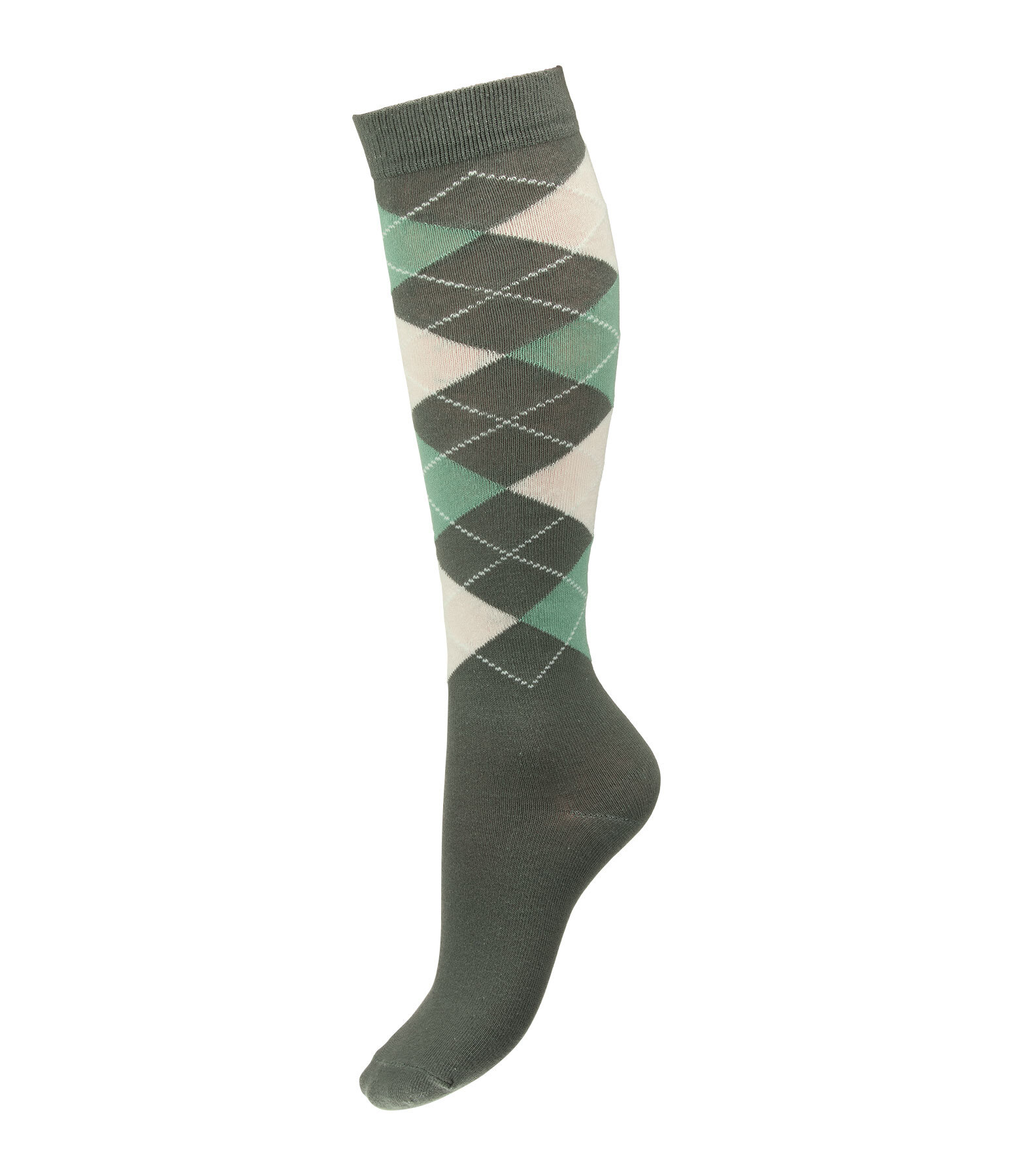 Argyle Knee Socks