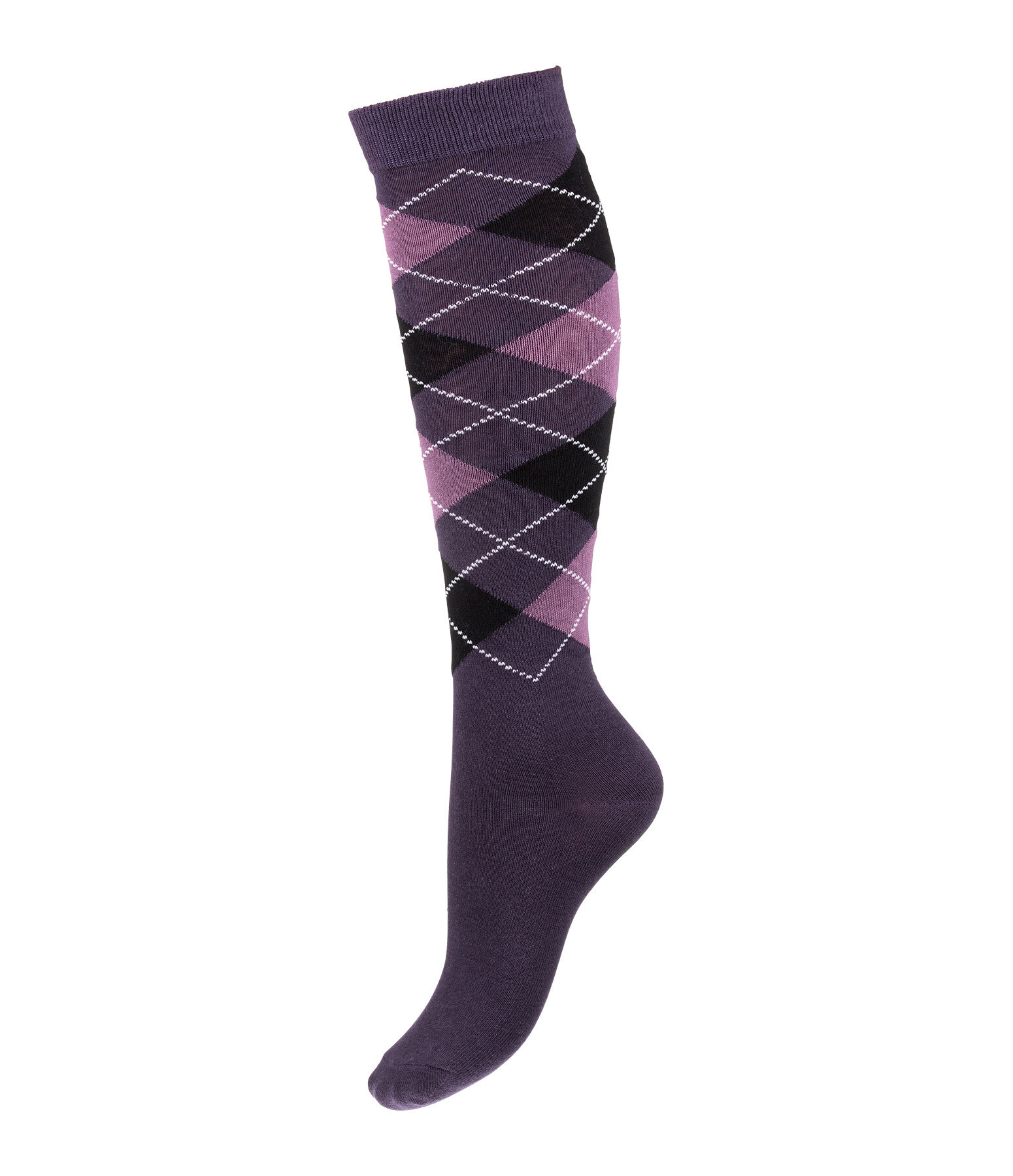 Argyle Knee Socks