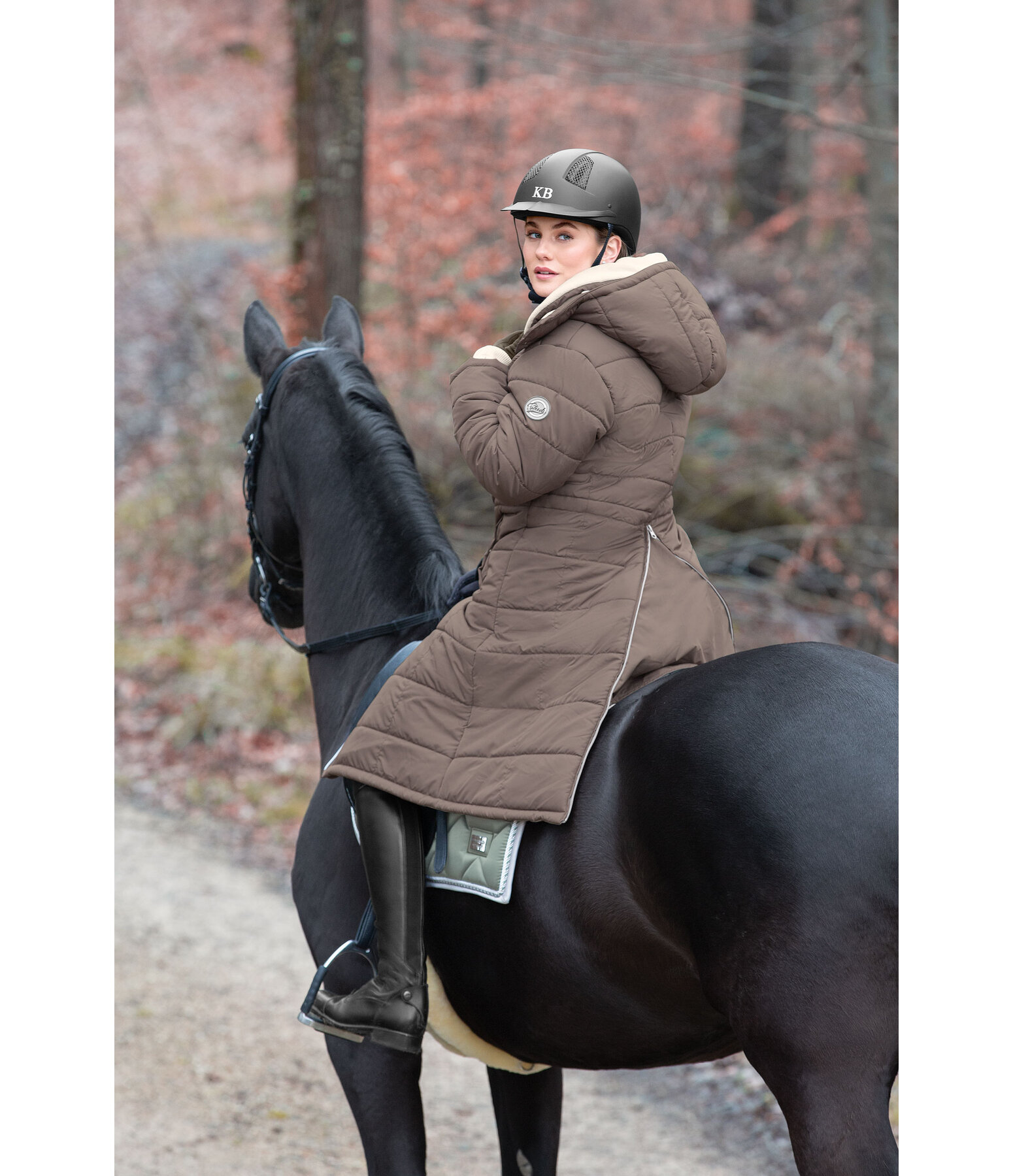 Hooded Riding Coat Davos II