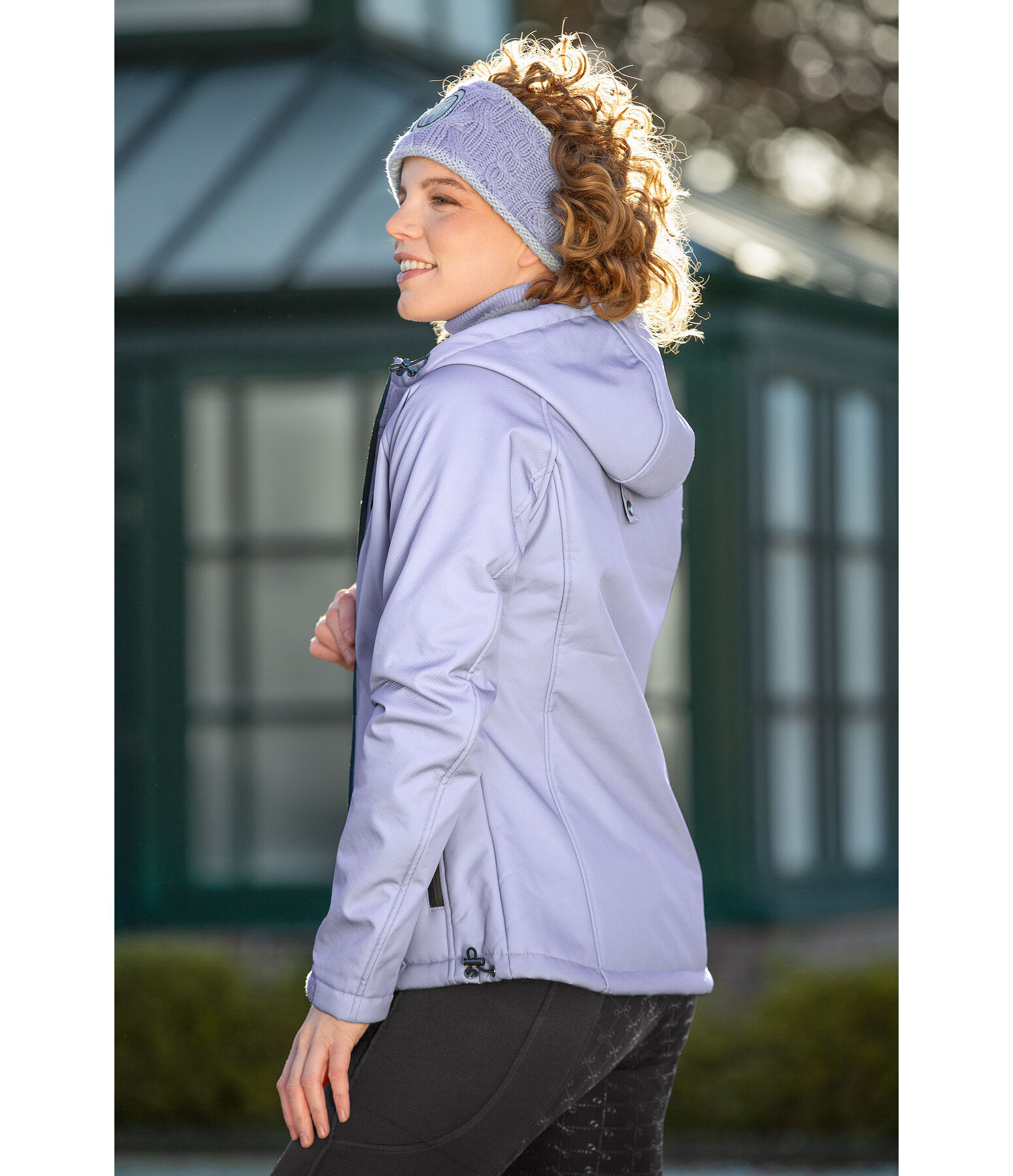 Hooded Soft Shell Riding Jacket Lara