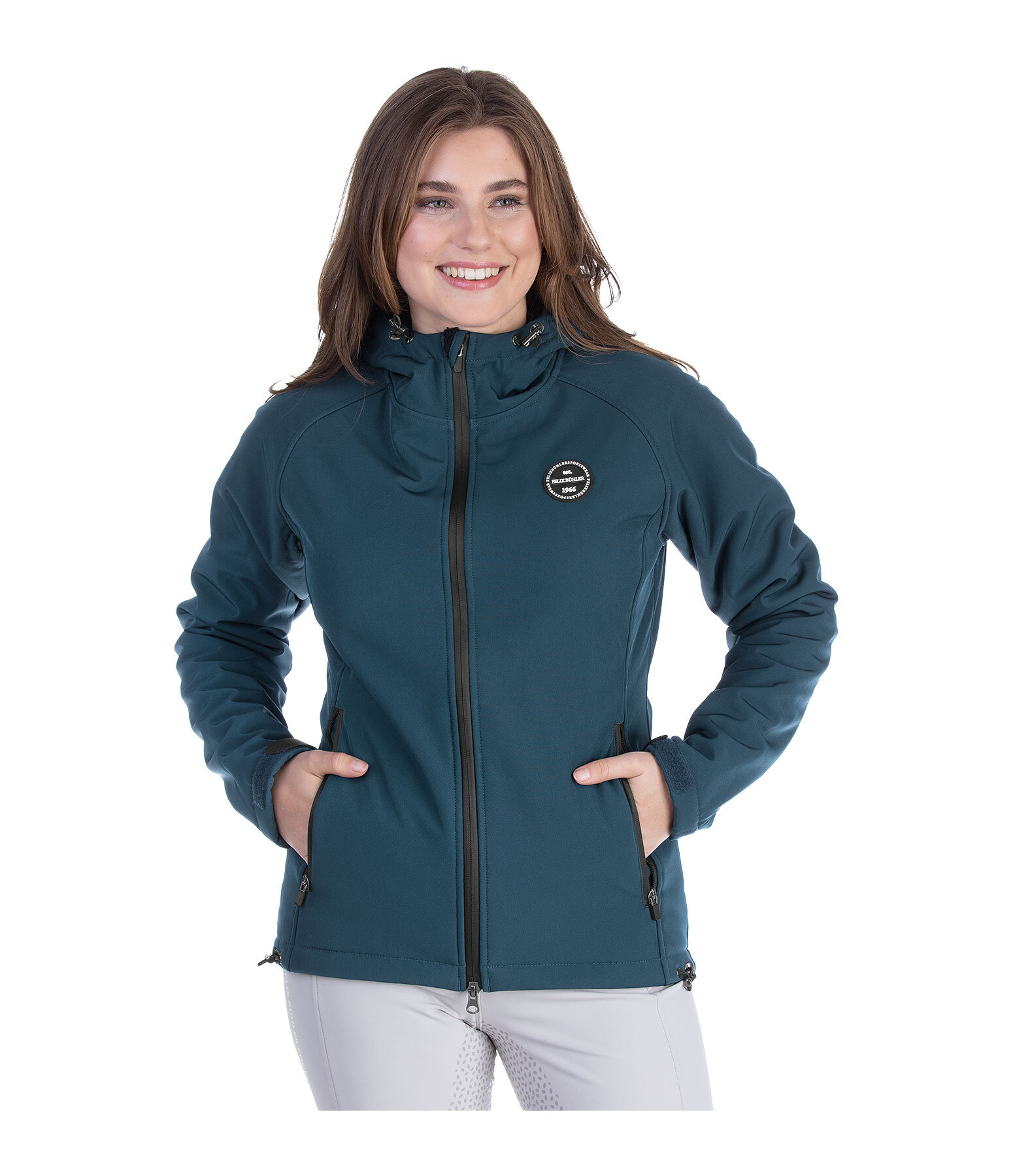 Hooded Soft Shell Riding Jacket Lara