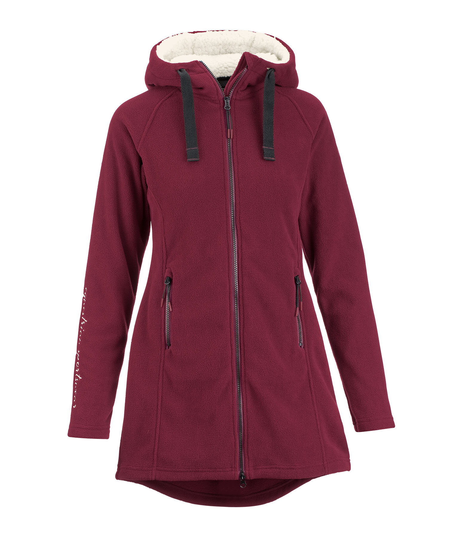 Hooded Fleece Coat Greta