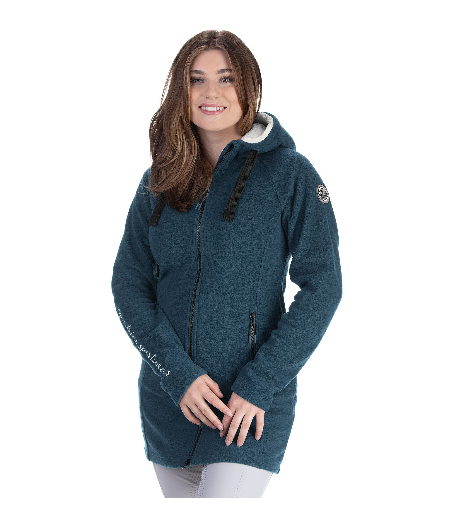 Hooded Fleece Coat Greta