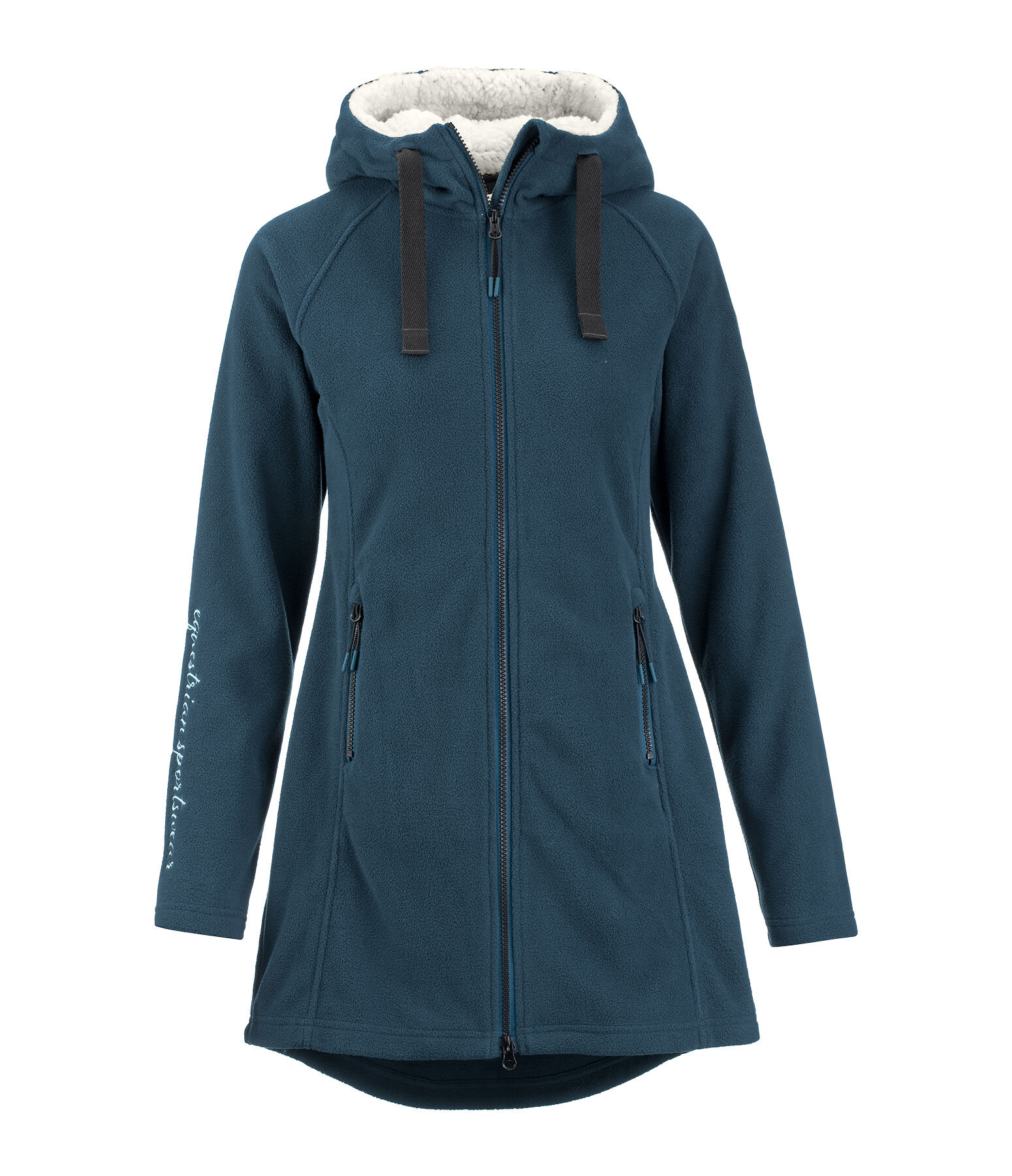 Hooded Fleece Coat Greta