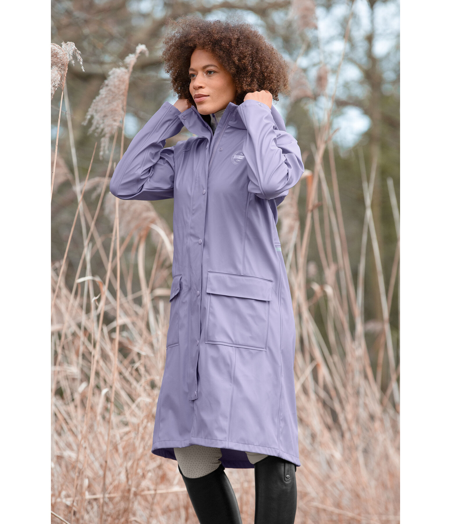 Hooded Raincoat Frieda