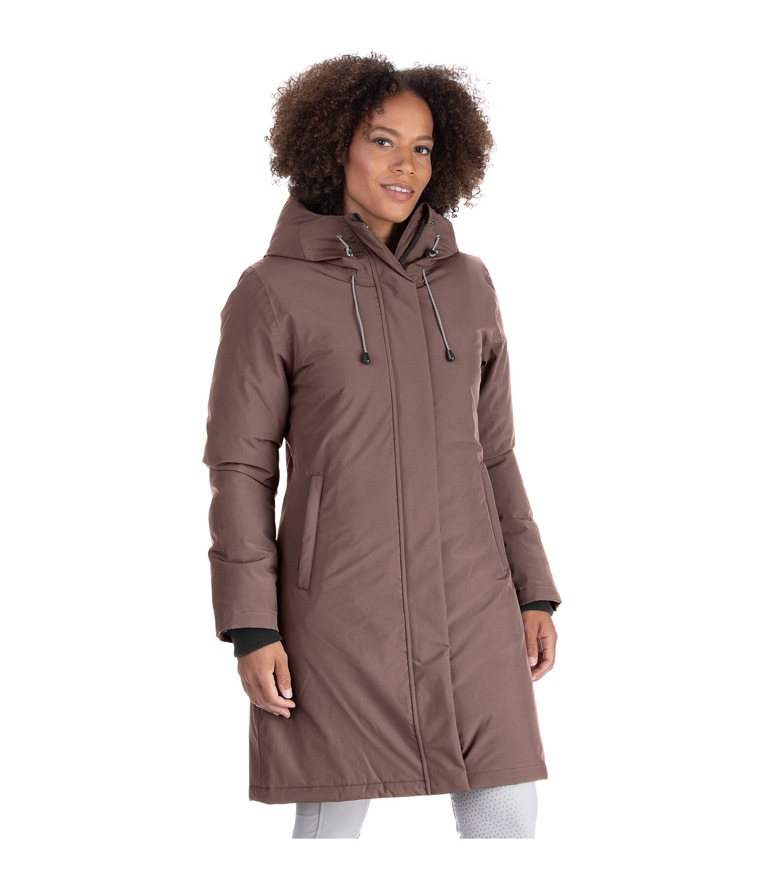 Hooded Functional Riding Coat Amelie