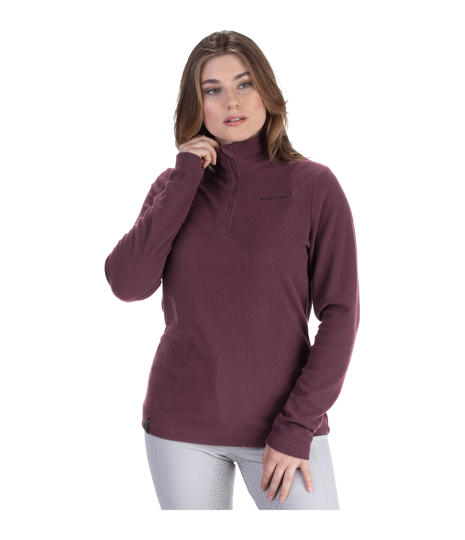 Zip Functional Fleece Shirt Luisa