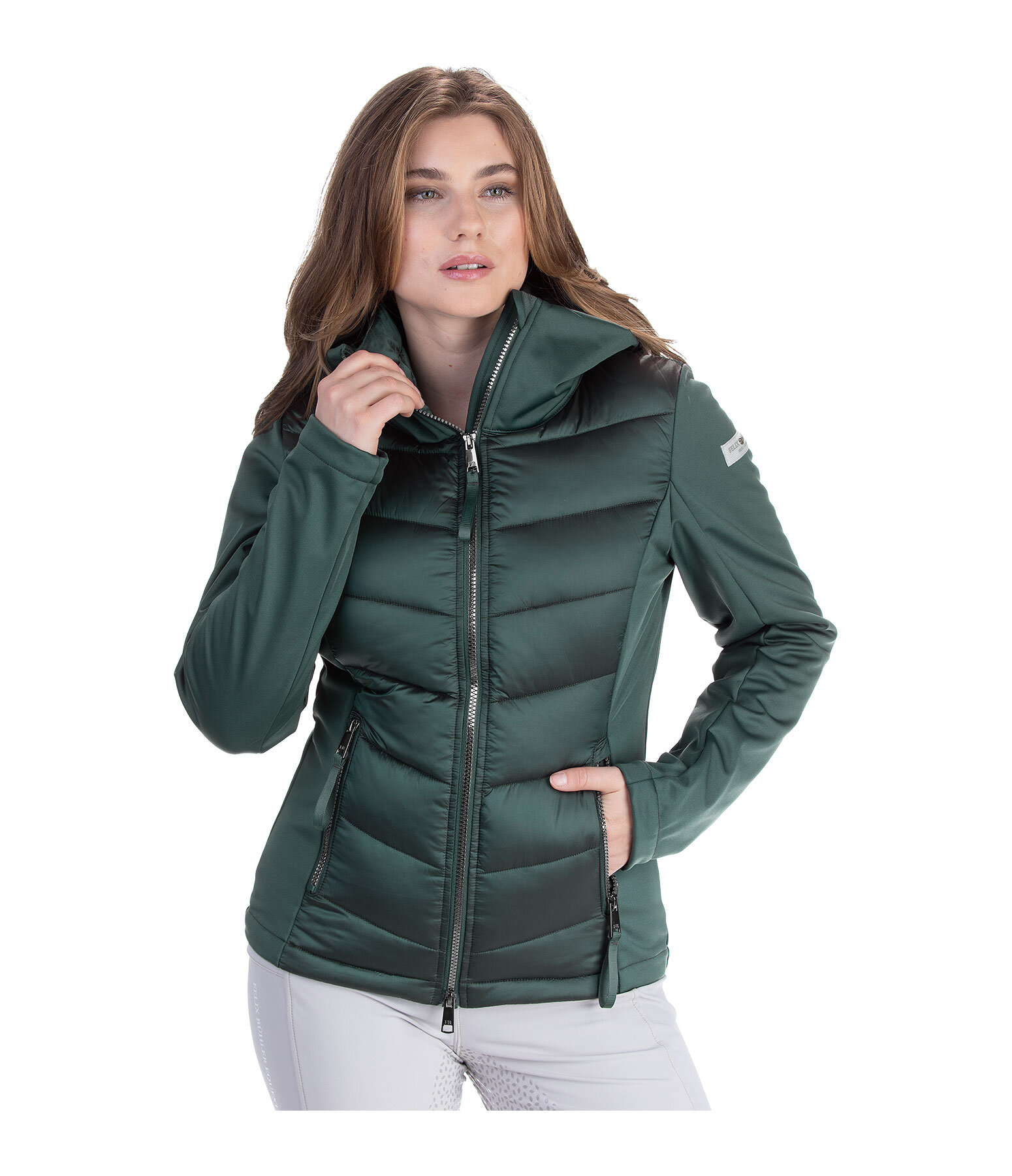 Soft Shell Hooded Combination Riding Jacket Claire