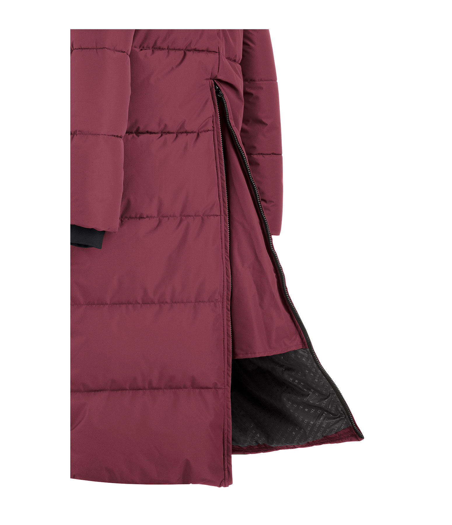 Hooded Quilted Riding Coat Anne