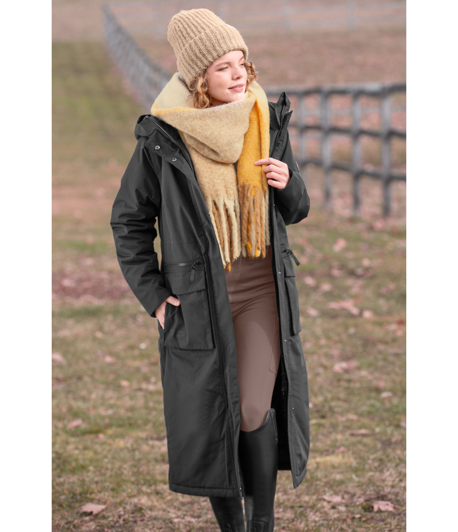 Hooded Functional Long Parka Claudi