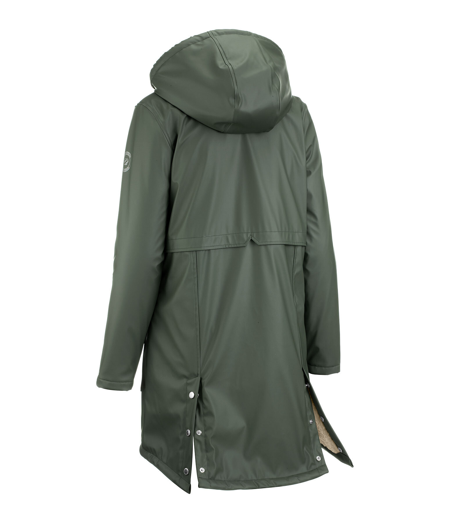 Teddy Fleece Hooded Rain Coat Paris