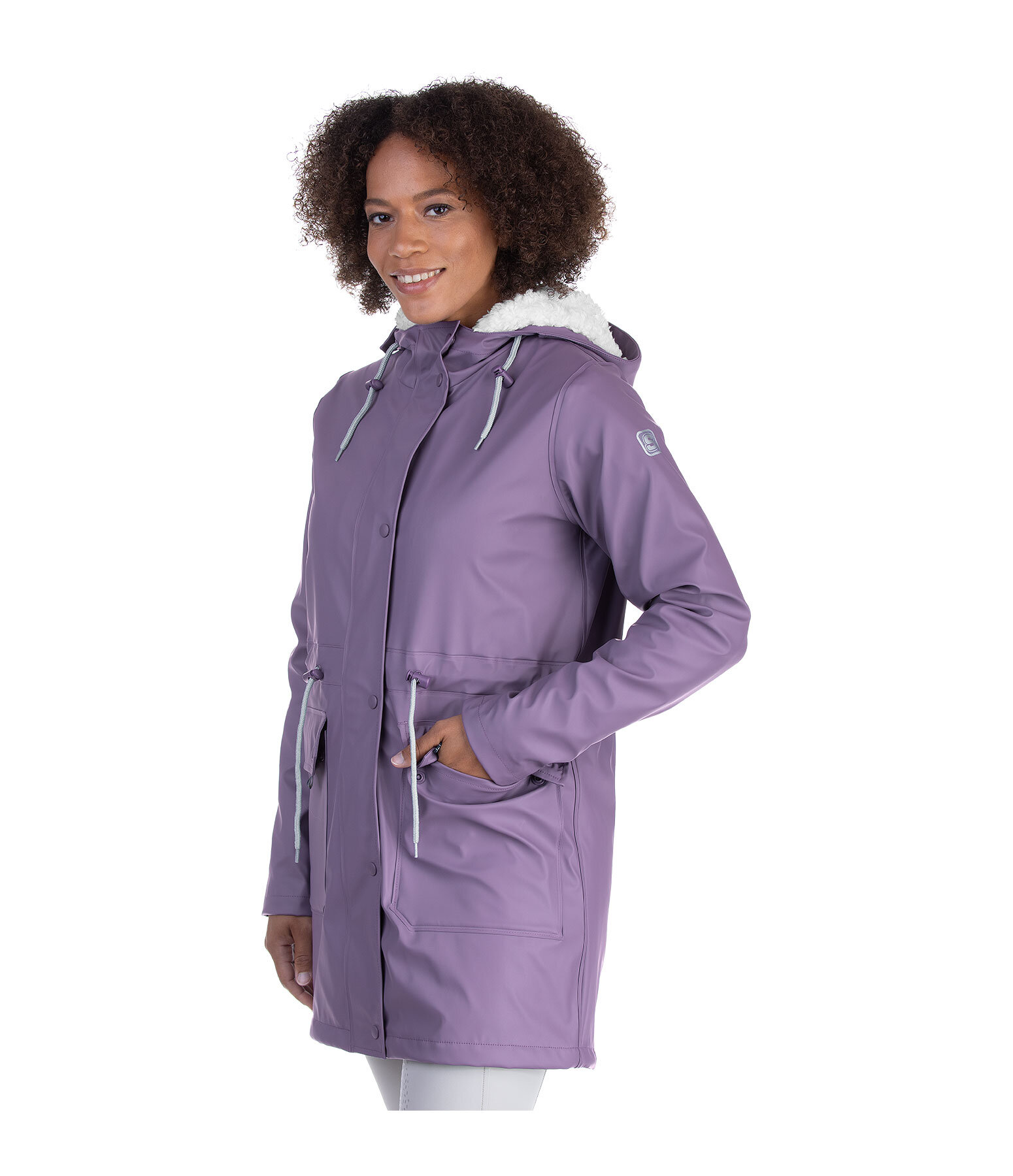 Teddy Fleece Hooded Rain Jacket Stella II