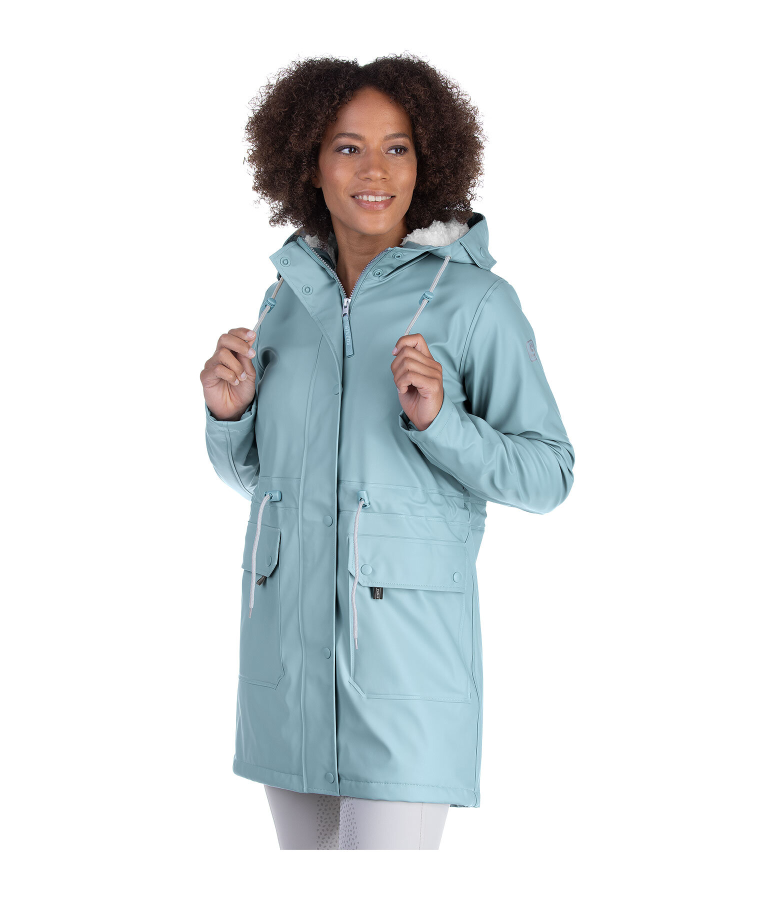 Teddy Fleece Hooded Rain Jacket Stella II