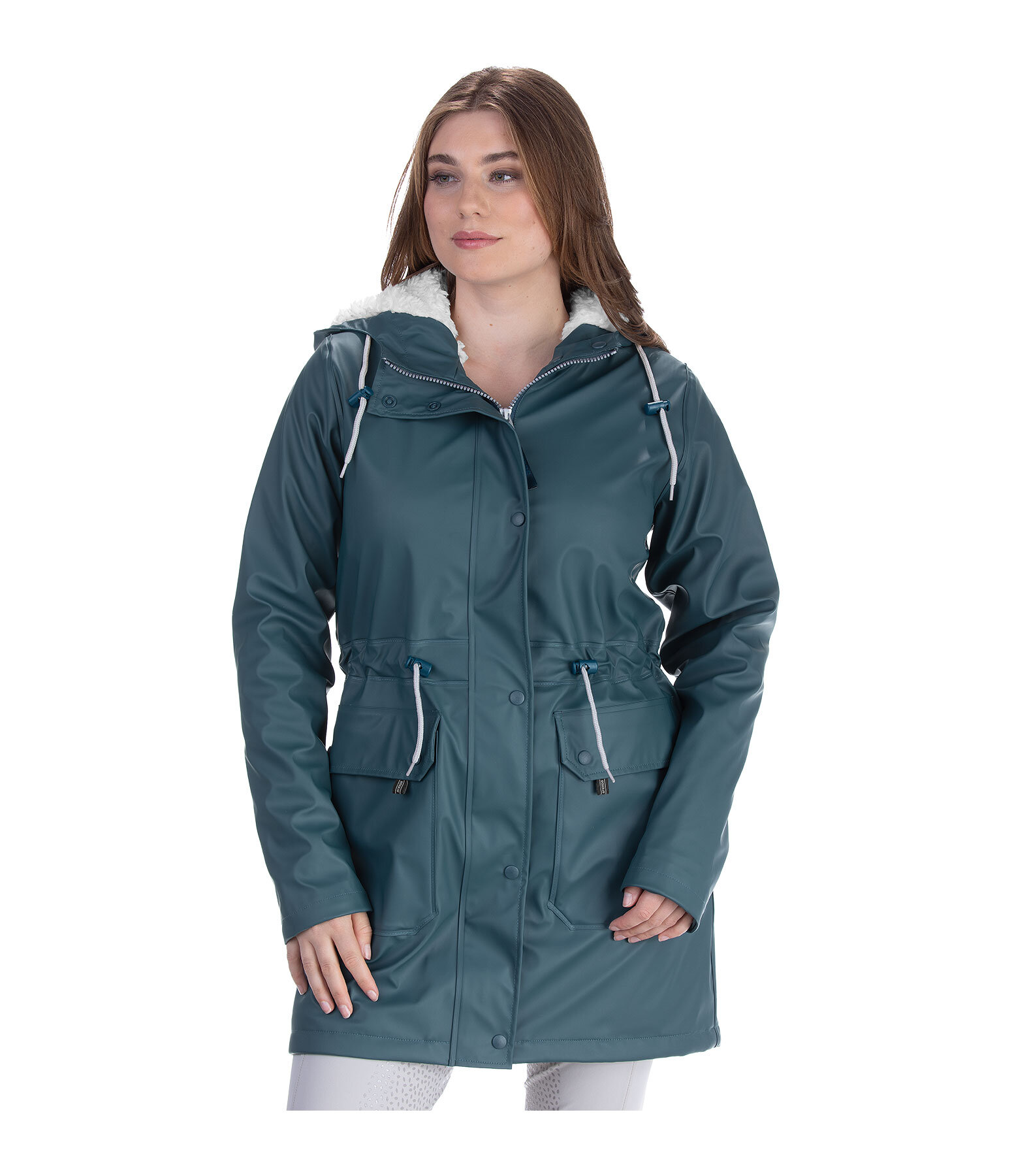 Teddy Fleece Hooded Rain Jacket Stella II