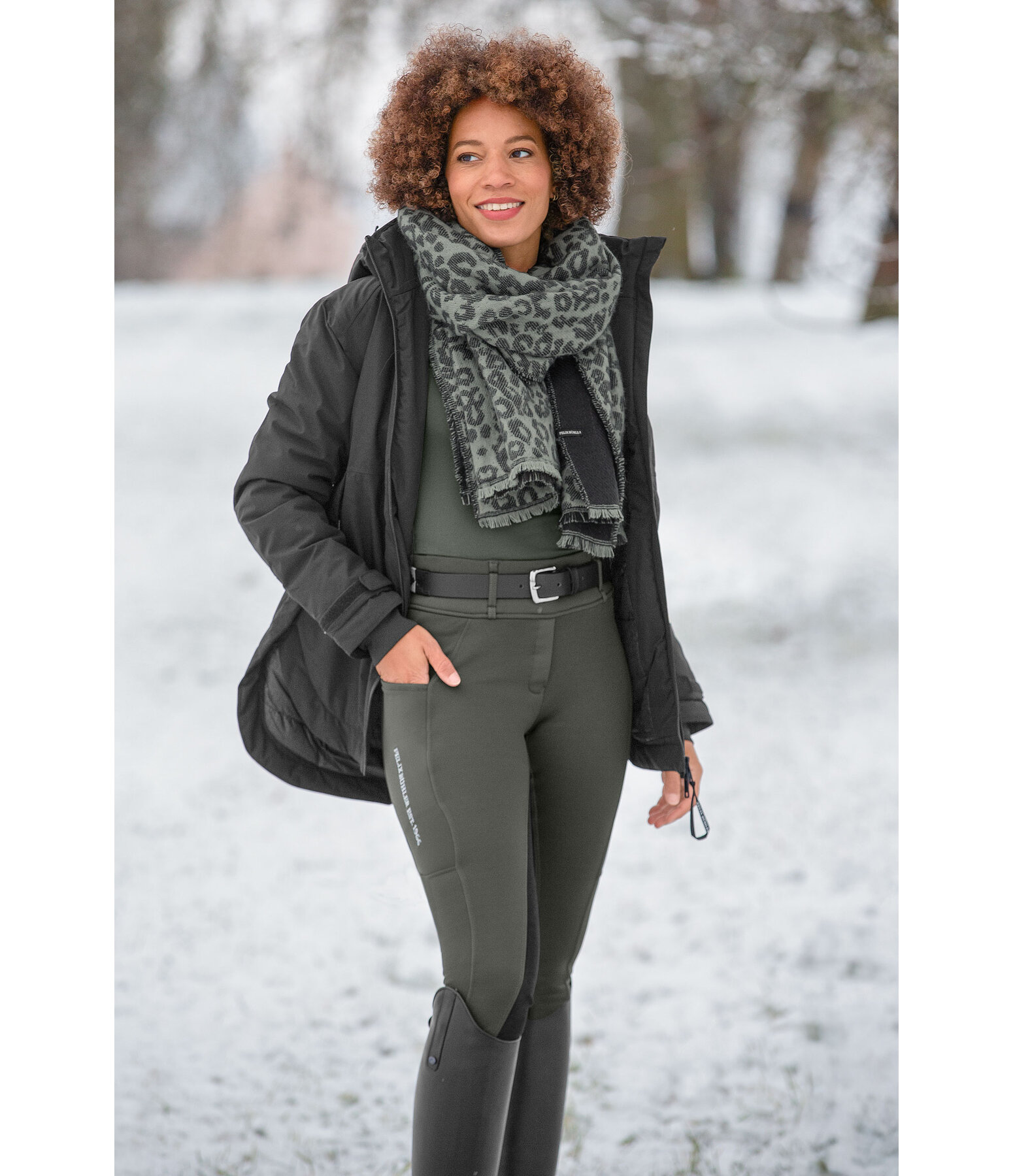 Functional Hooded Riding Jacket Gretha