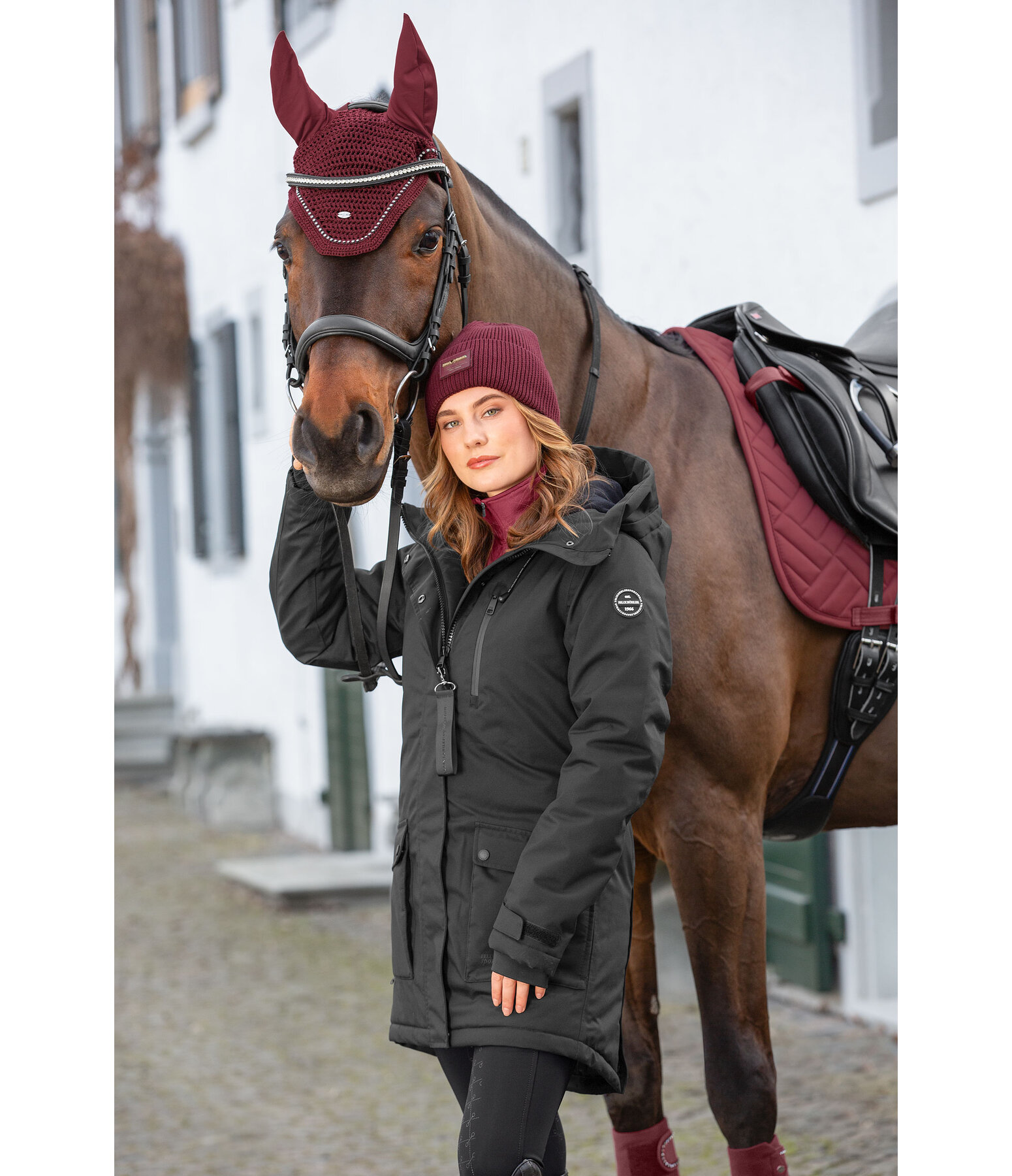 Hooded Functional Riding Parka Anouk