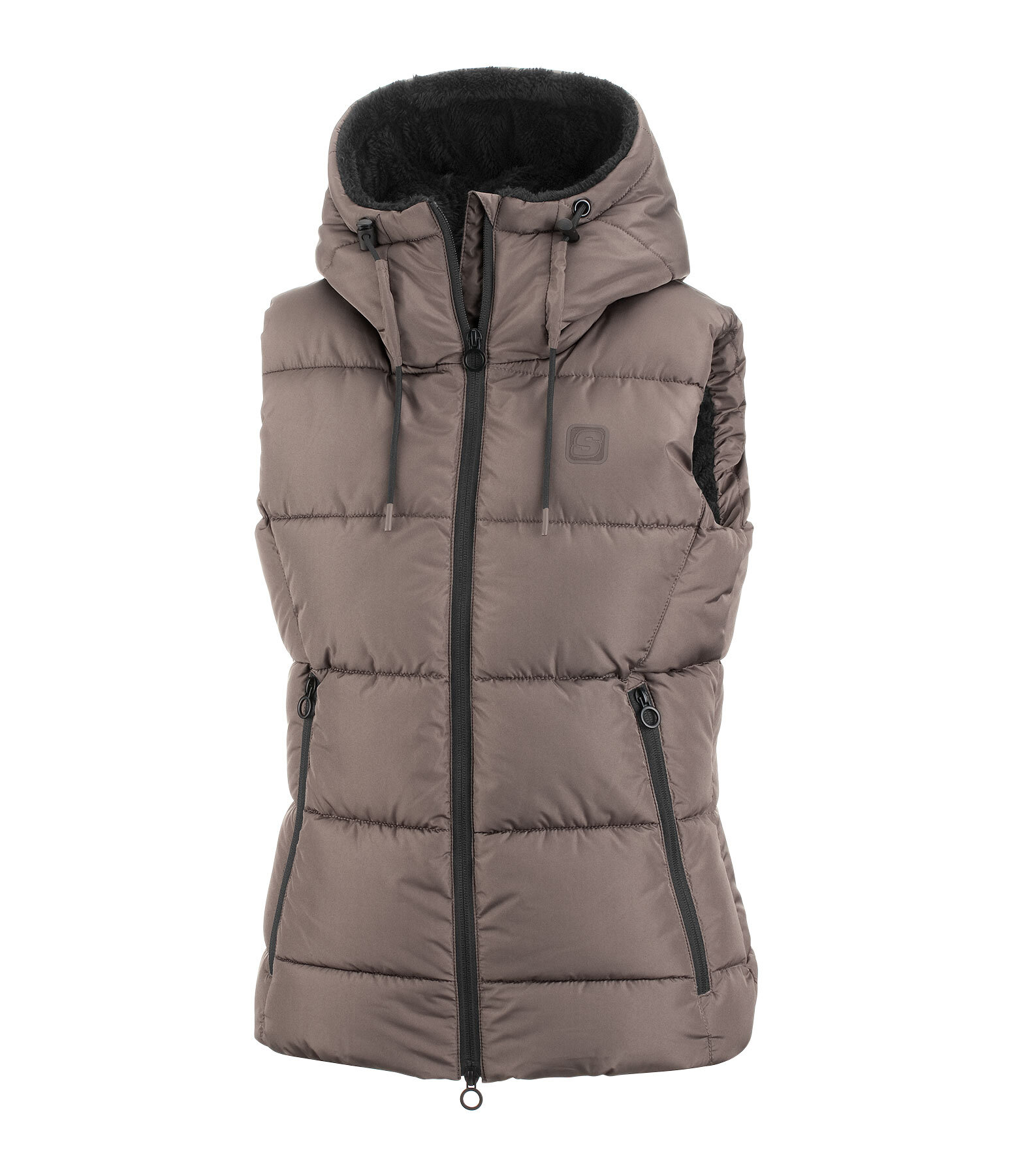 Hooded Quilted Riding Gilet Mira III