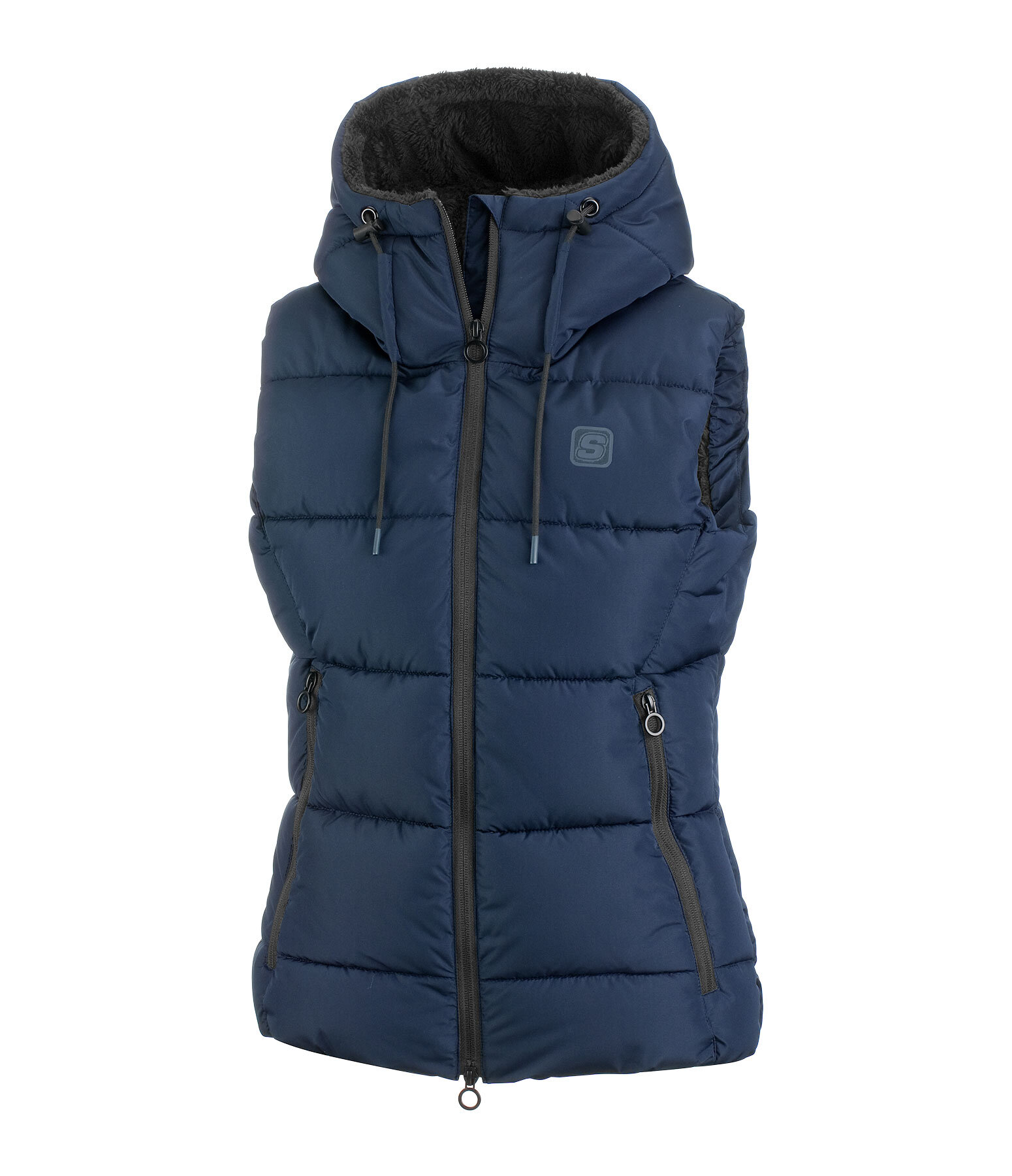 Hooded Quilted Riding Gilet Mira III