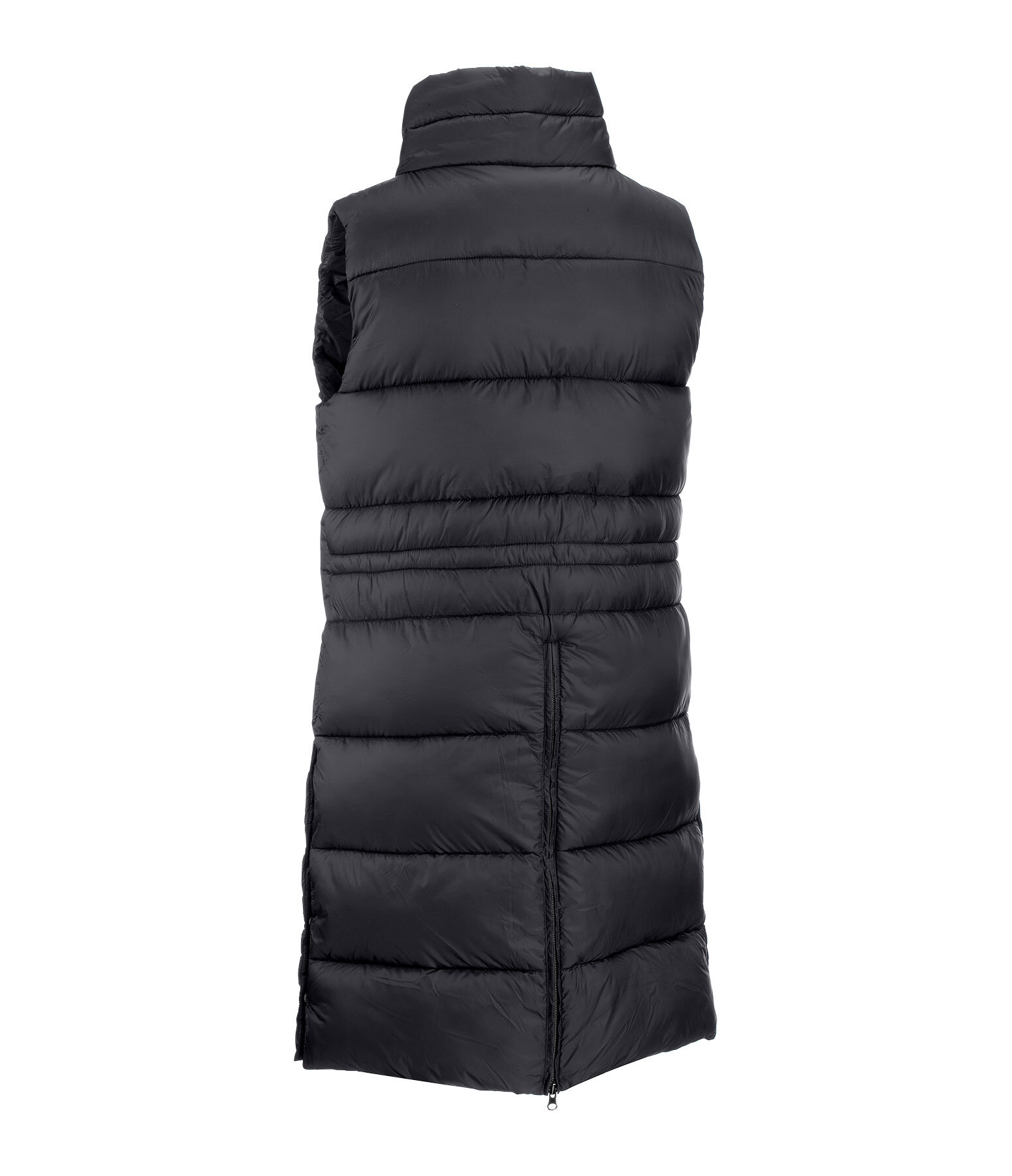 Quilted Long Gilet Amber