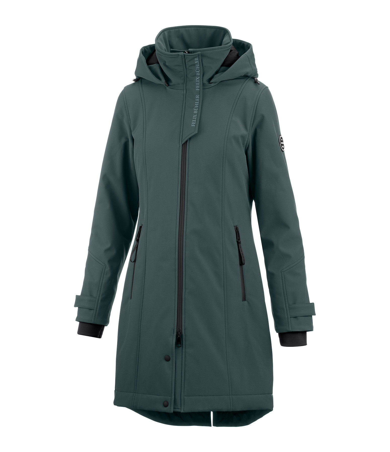 Hooded Softshell Riding Coat Aurelie