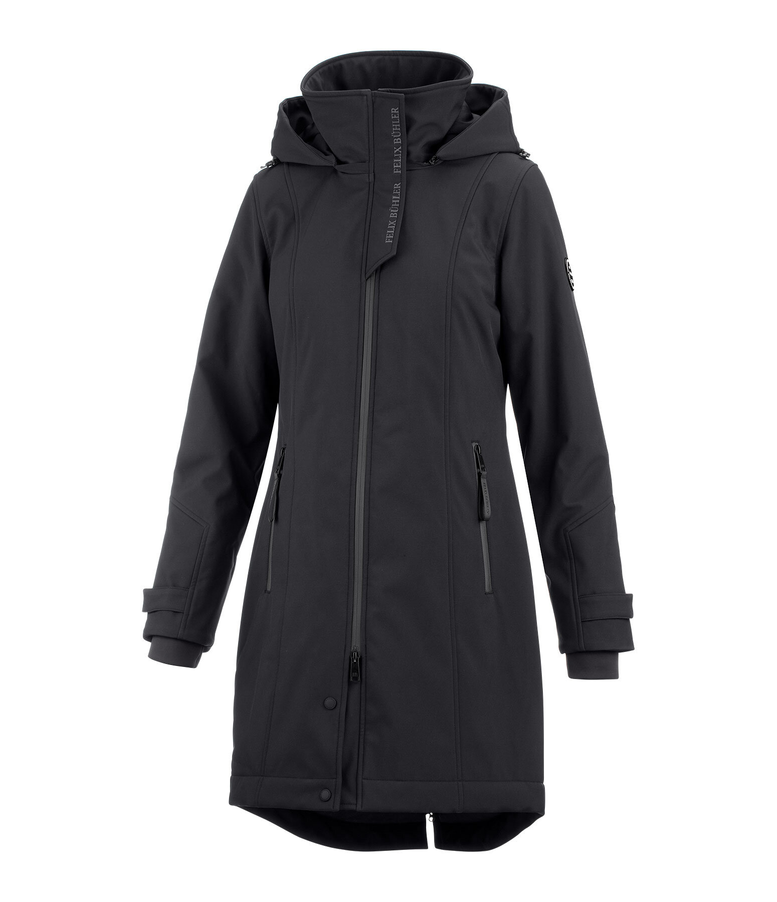 Hooded Softshell Riding Coat Aurelie