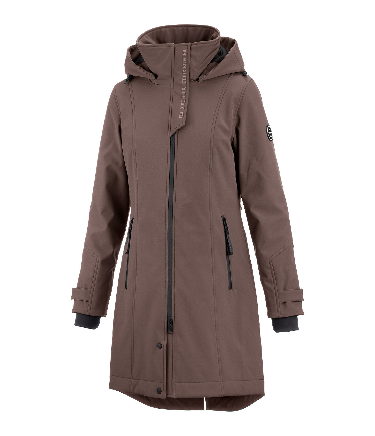 Hooded Softshell Riding Coat Aurelie