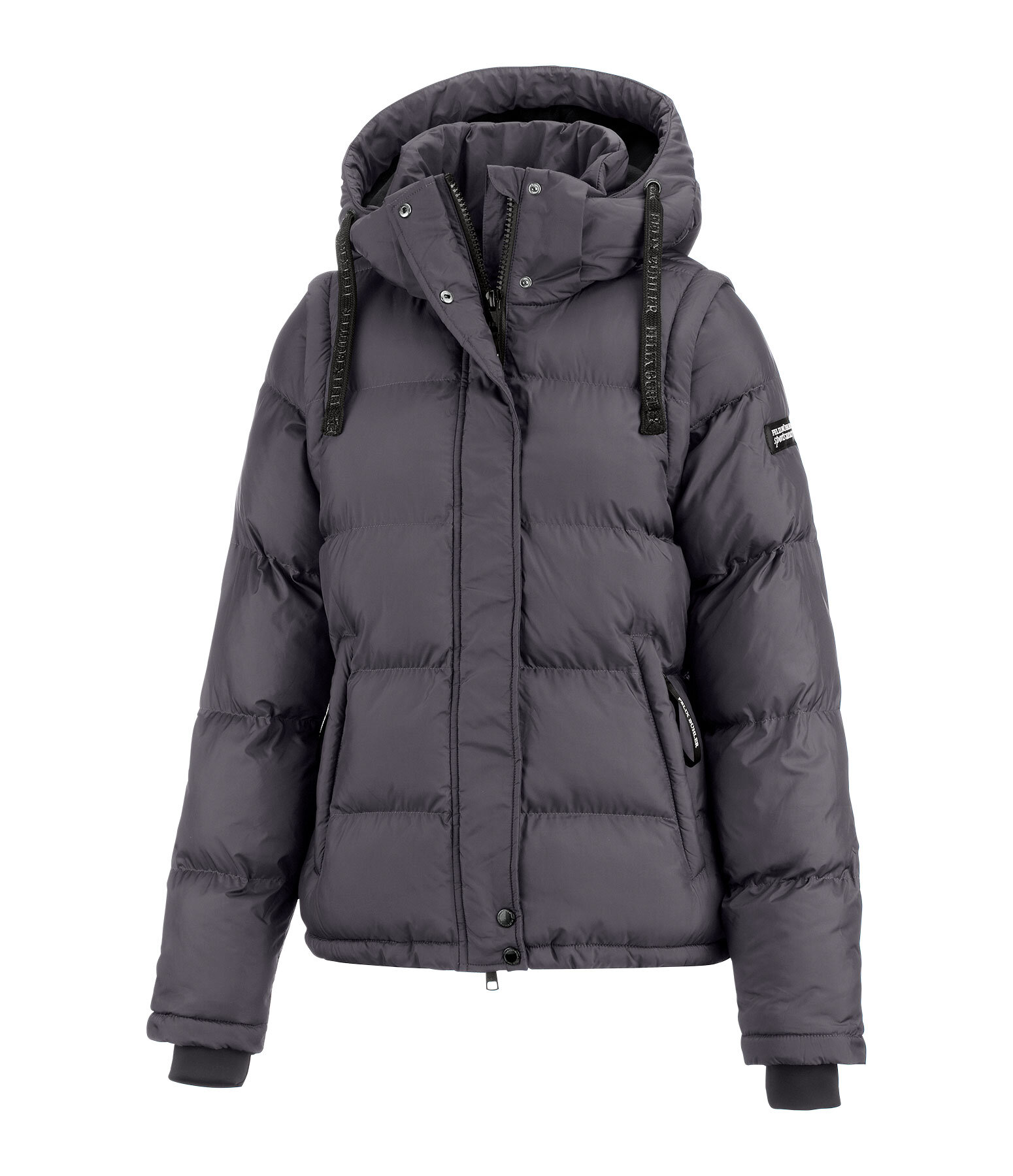 2 in 1 Hooded Quilted Jacket Elis