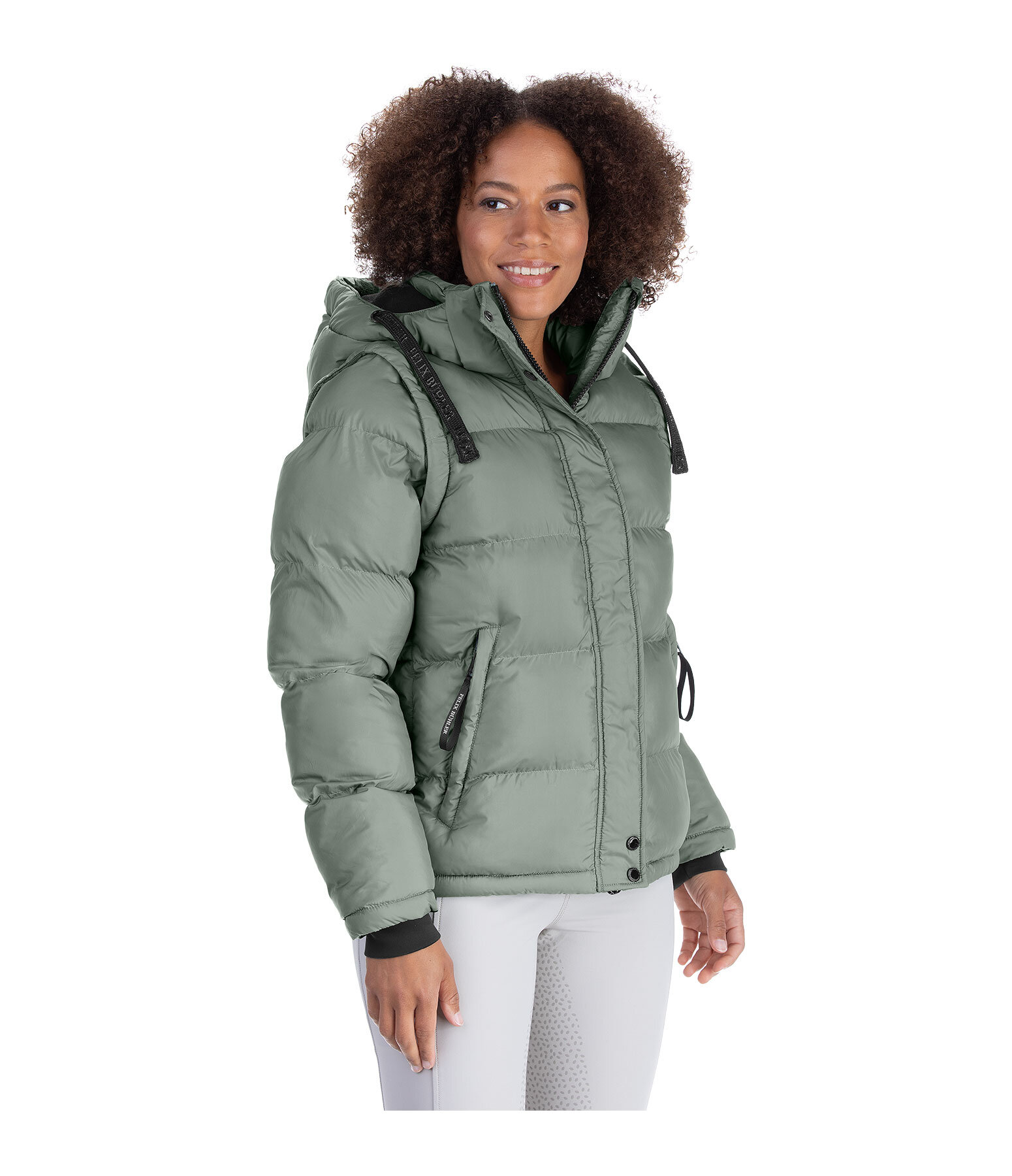 2 in 1 Hooded Quilted Jacket Elis