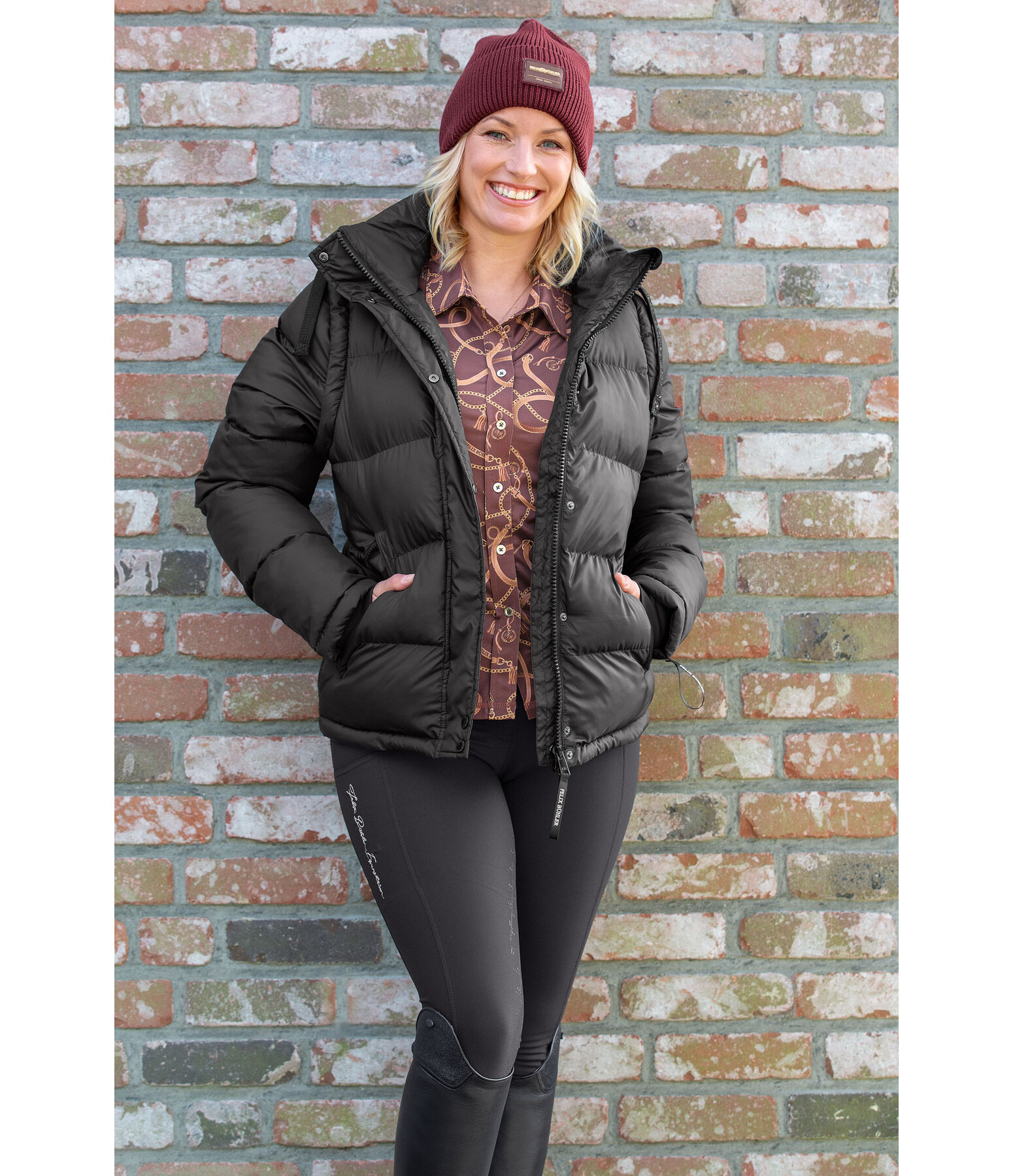 2 in 1 Hooded Quilted Jacket Elis