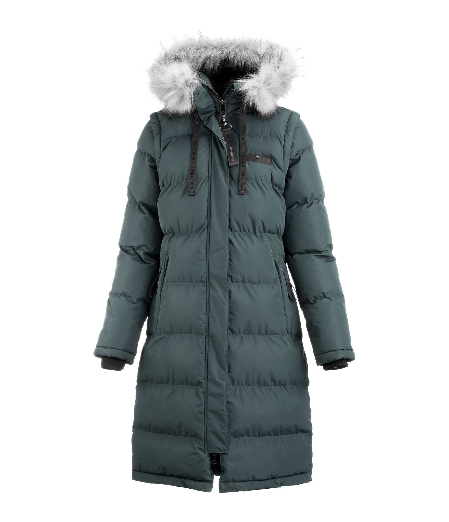 2-in-1 Quilted Riding Coat Eleonor