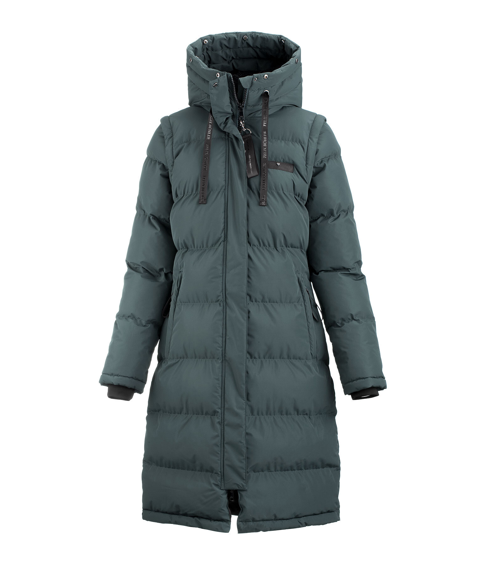 2-in-1 Quilted Riding Coat Eleonor