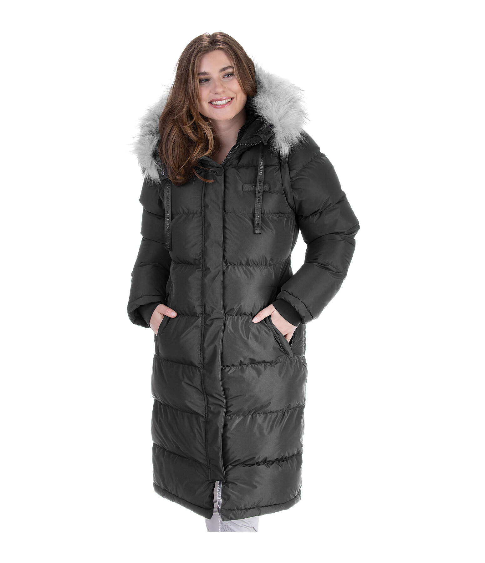 2-in-1 Quilted Riding Coat Eleonor