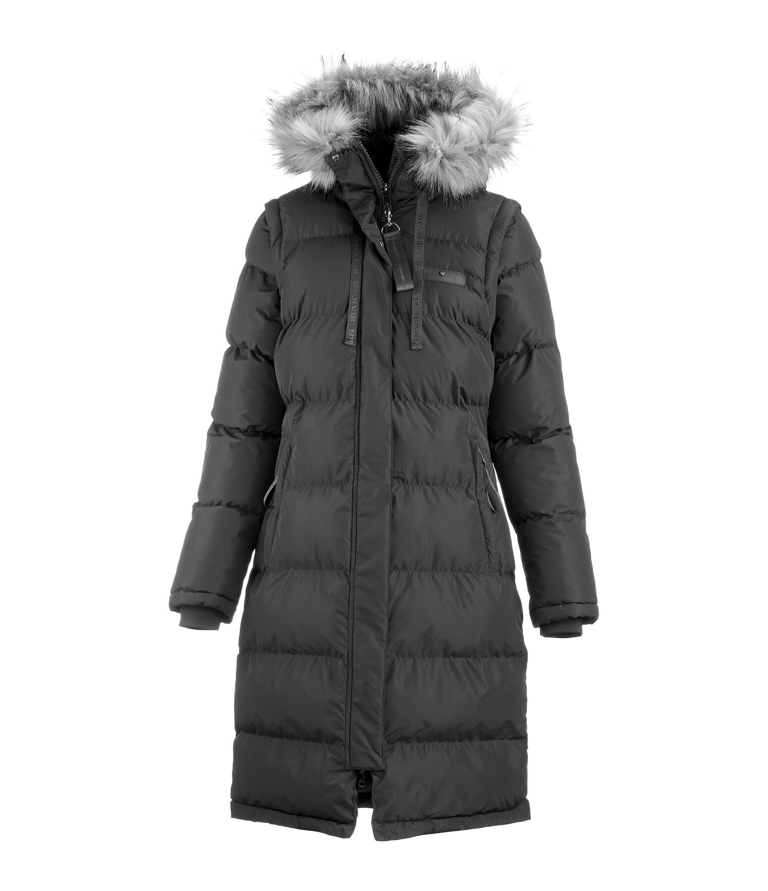 2-in-1 Quilted Riding Coat Eleonor