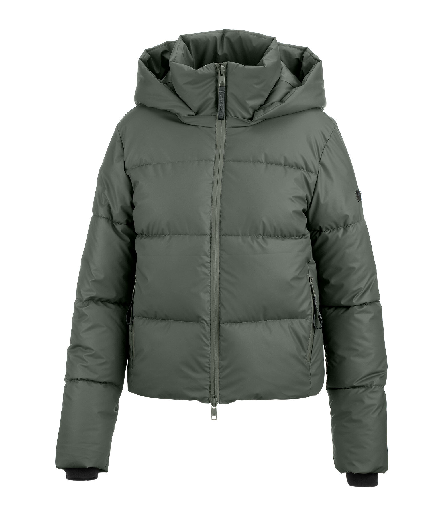 Hooded Quilted Riding Jacket Corinne