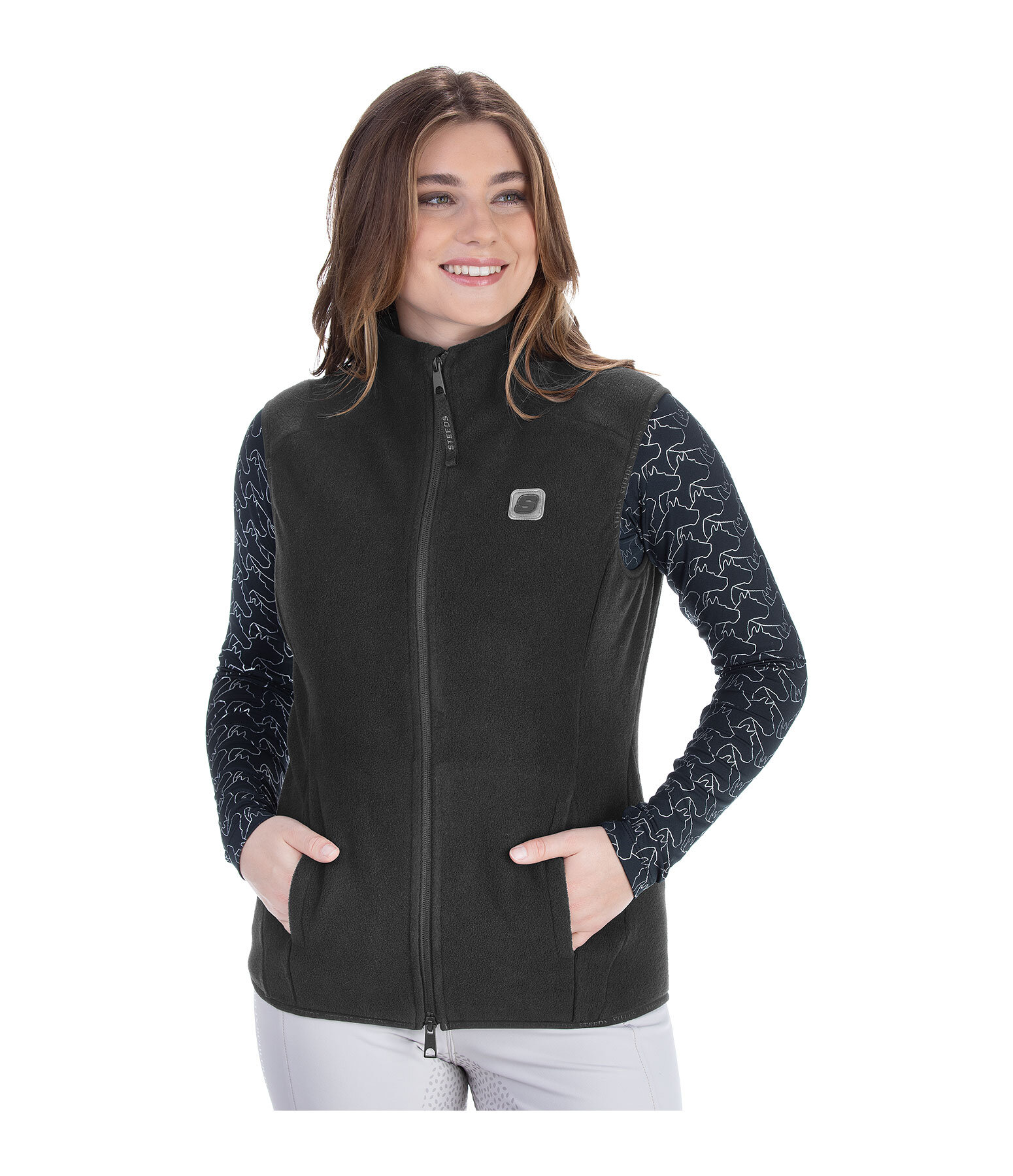 Fleece Gilet Basic Rhea