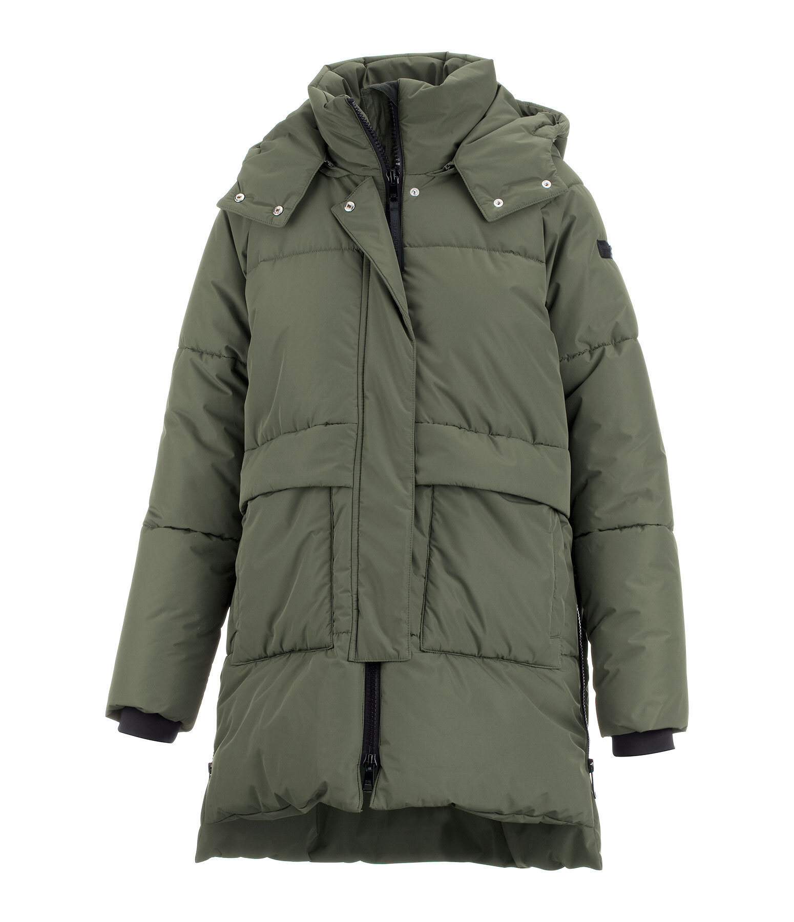 Hooded Quilted Riding Parka Miali