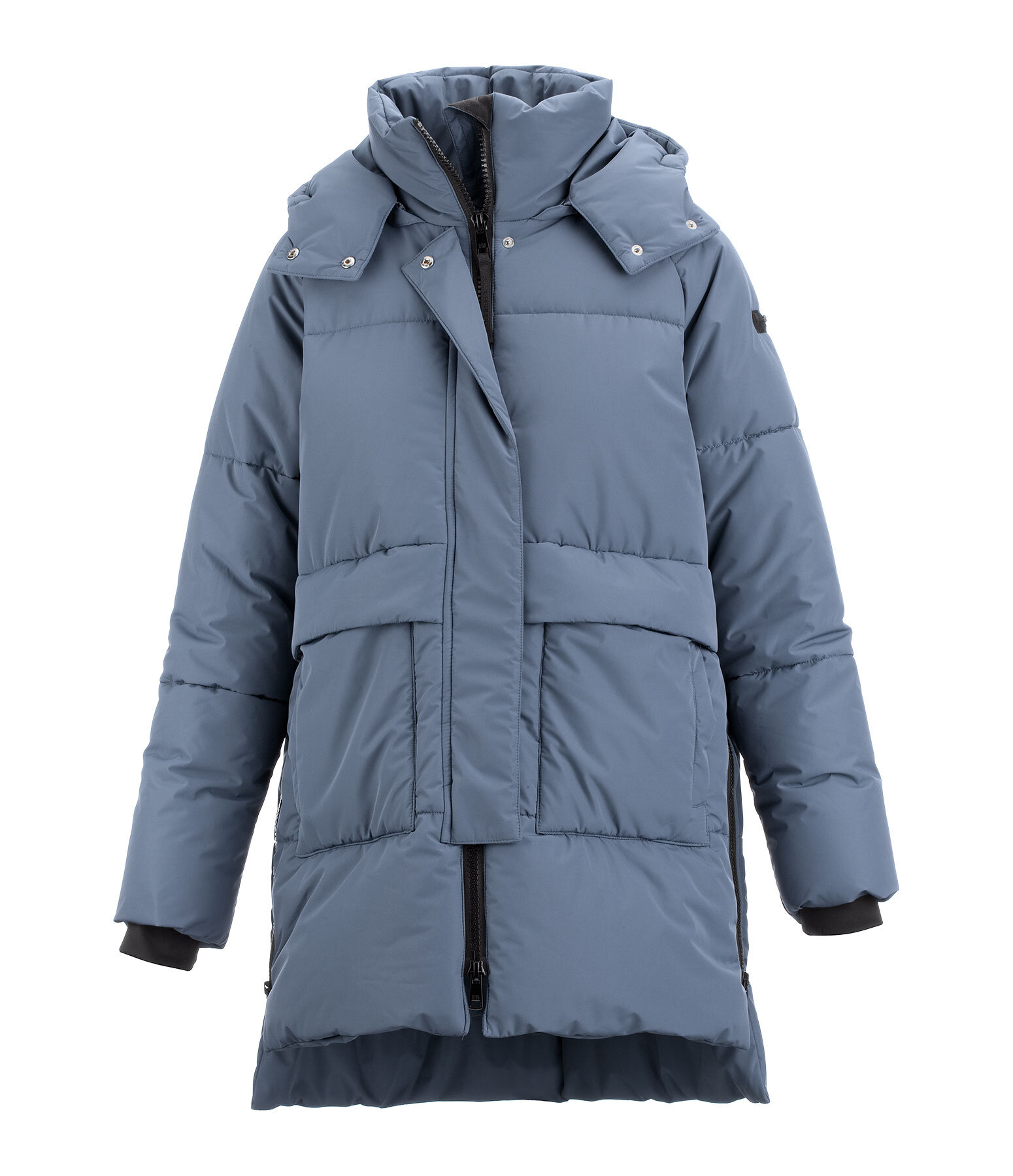 Hooded Quilted Riding Parka Miali