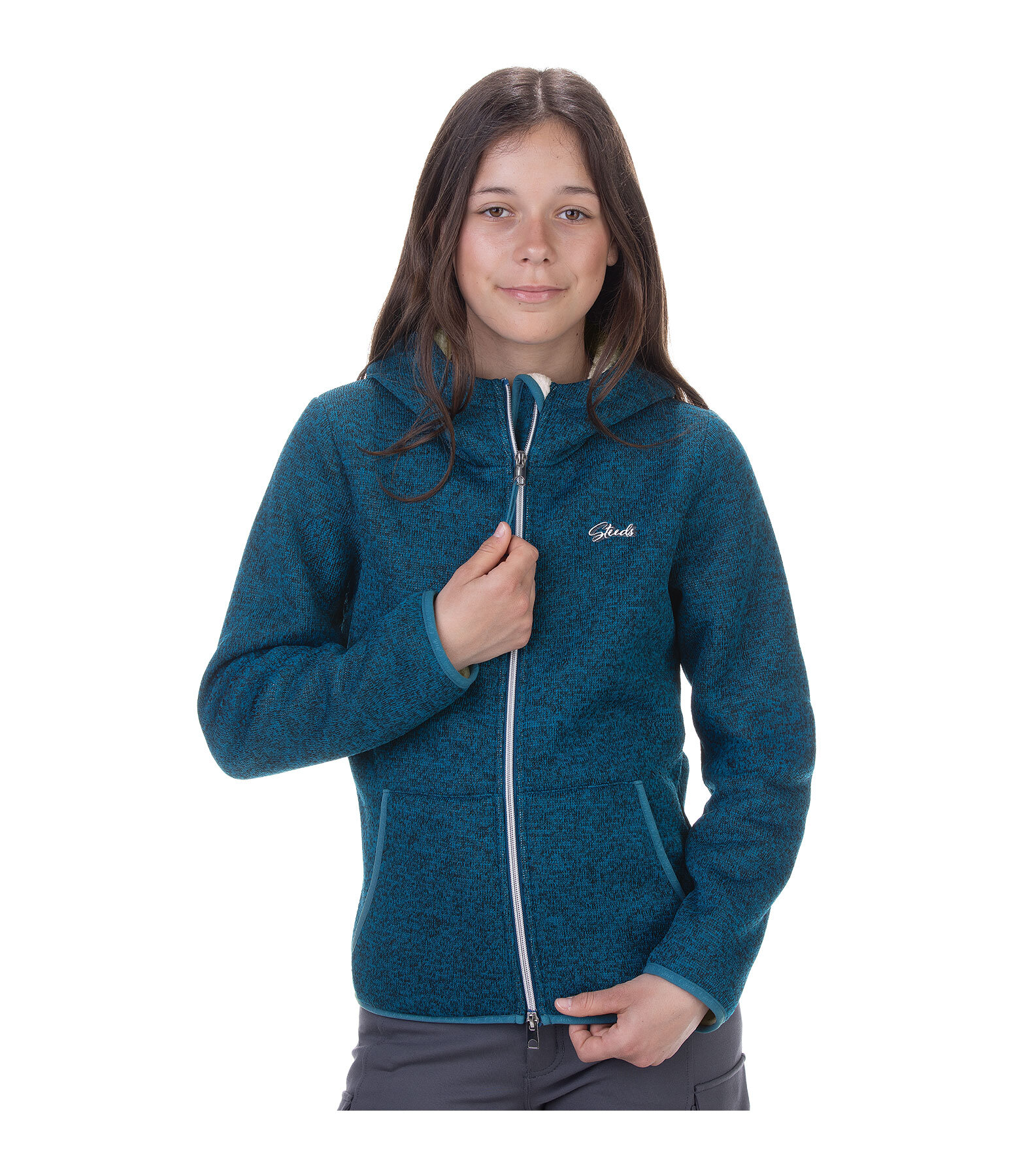 Children's Knitted Fleece Jacket Sorrel