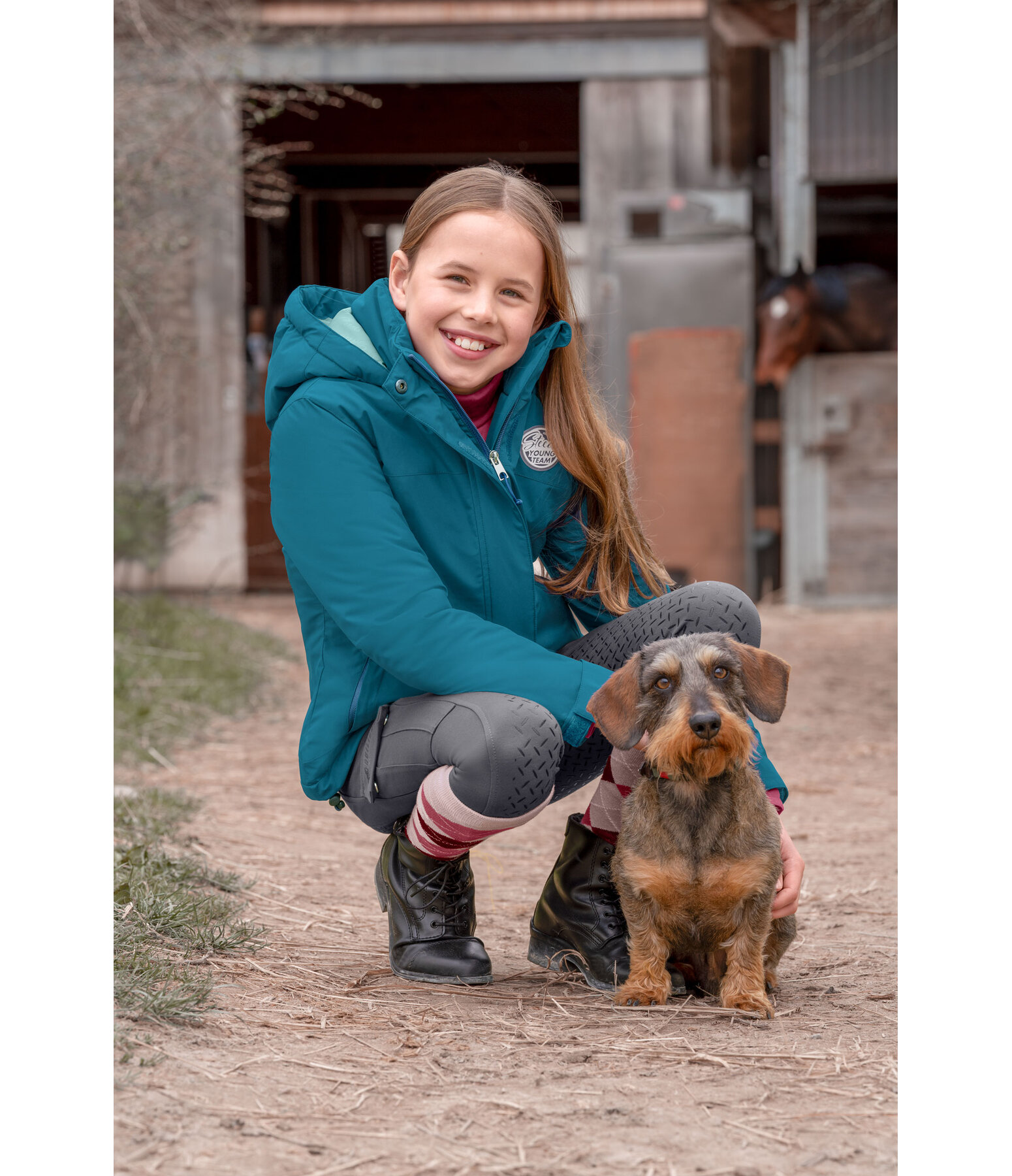 Children's Functional Riding Jacket Sky