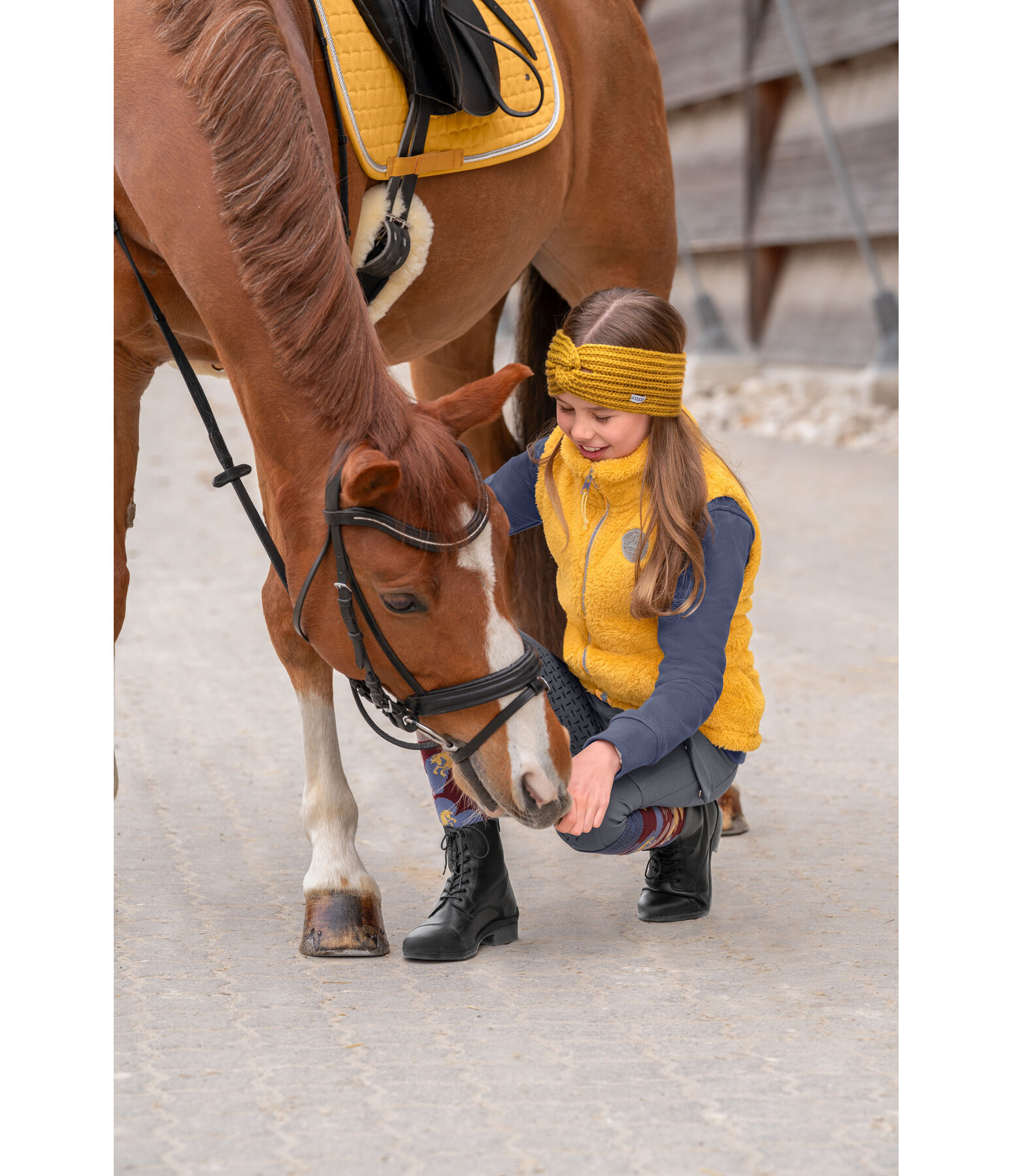 Children's Teddy Fleece Gilet Ylvie