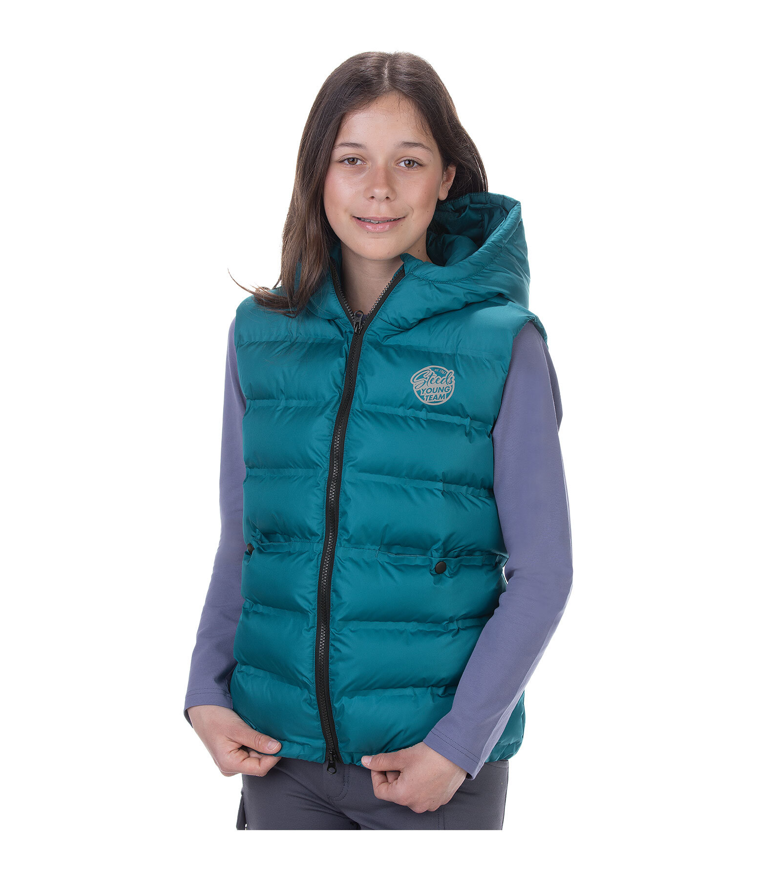 Children's Hooded Riding Gilet Calla