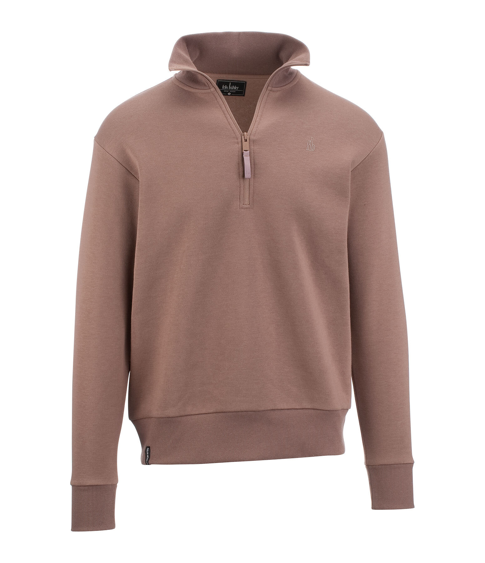 Men's Sweatshirt with zip up collar Portland