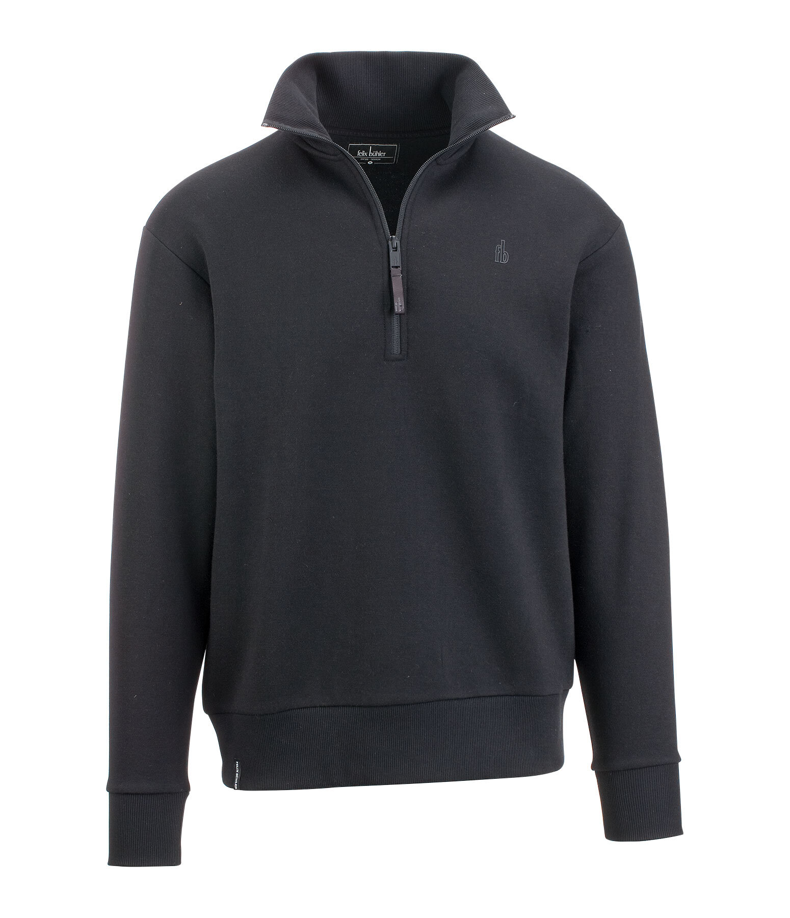 Men's Sweatshirt with zip up collar Portland